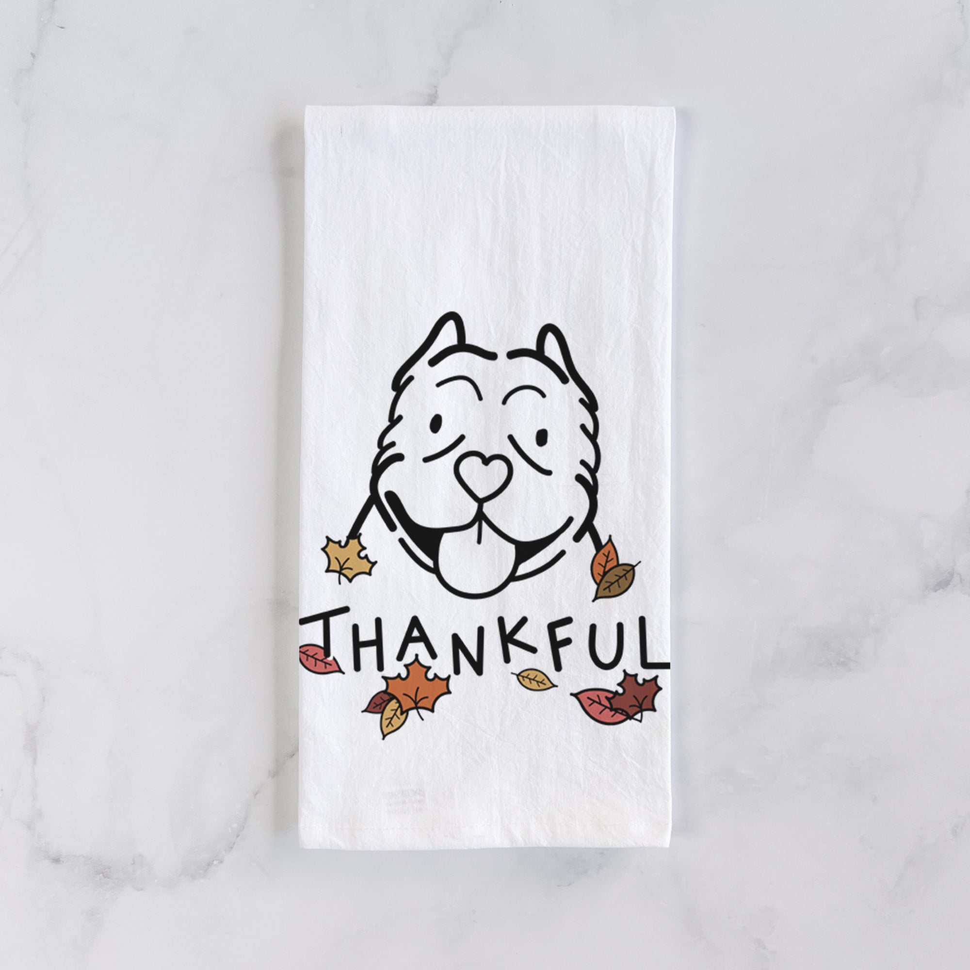 Thankful American Bully - Tea Towel