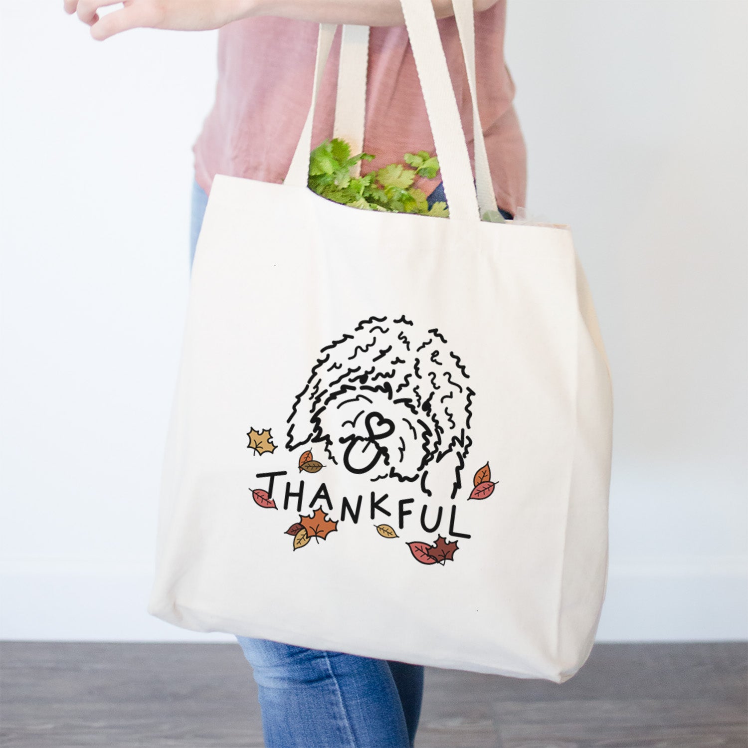 Thankful Spanish Water Dog - Antonio - Tote Bag