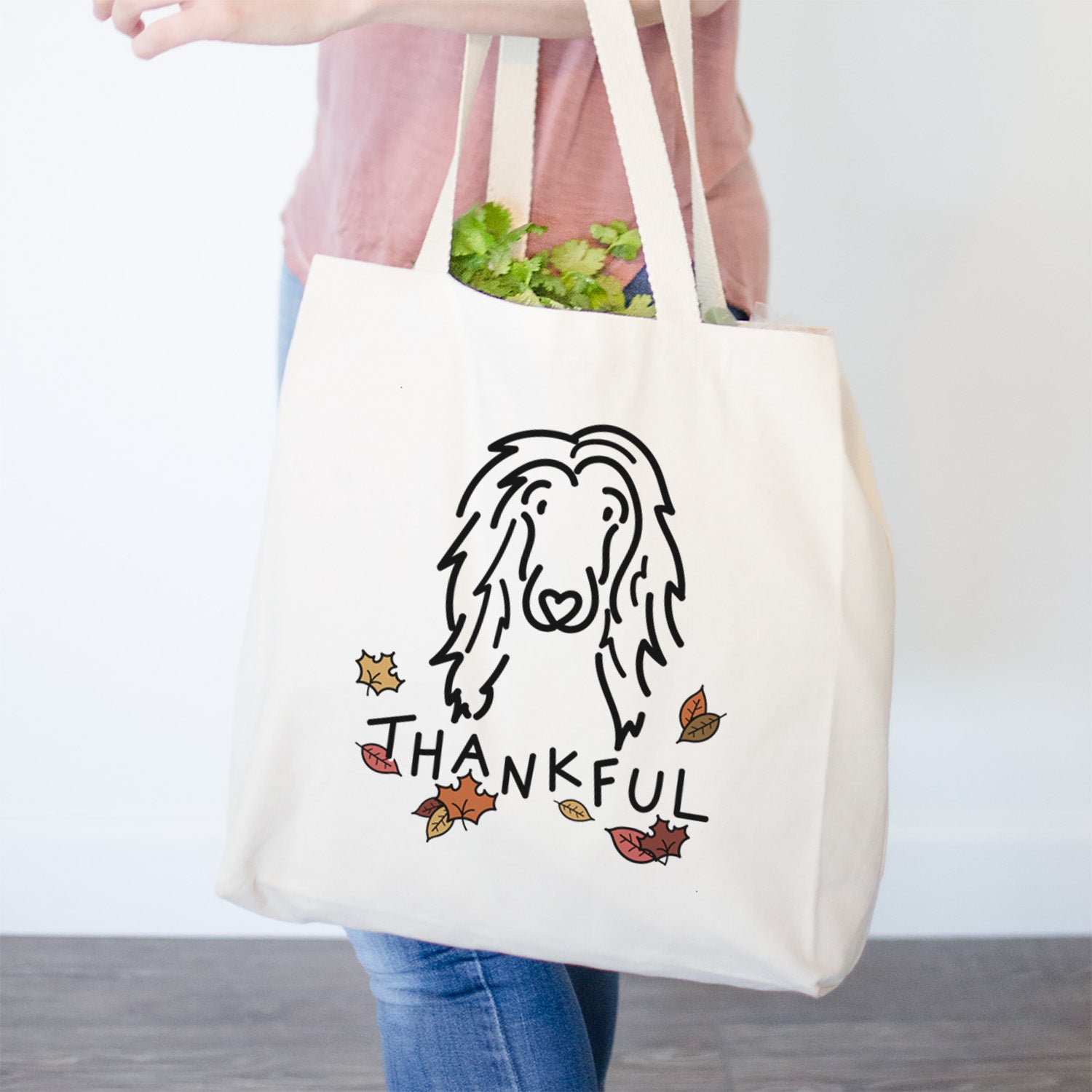 Thankful Afghan Hound - Asher - Tote Bag