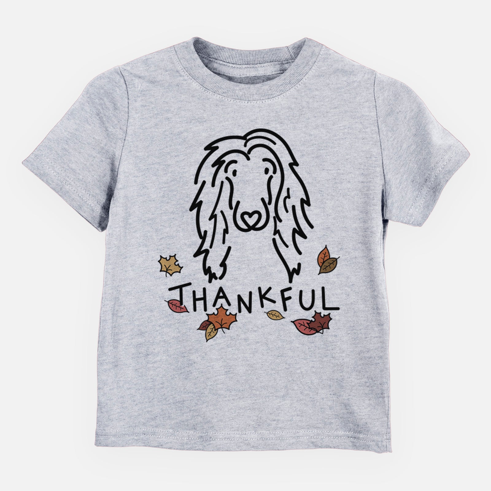 Thankful Afghan Hound - Asher - Kids/Youth/Toddler Shirt