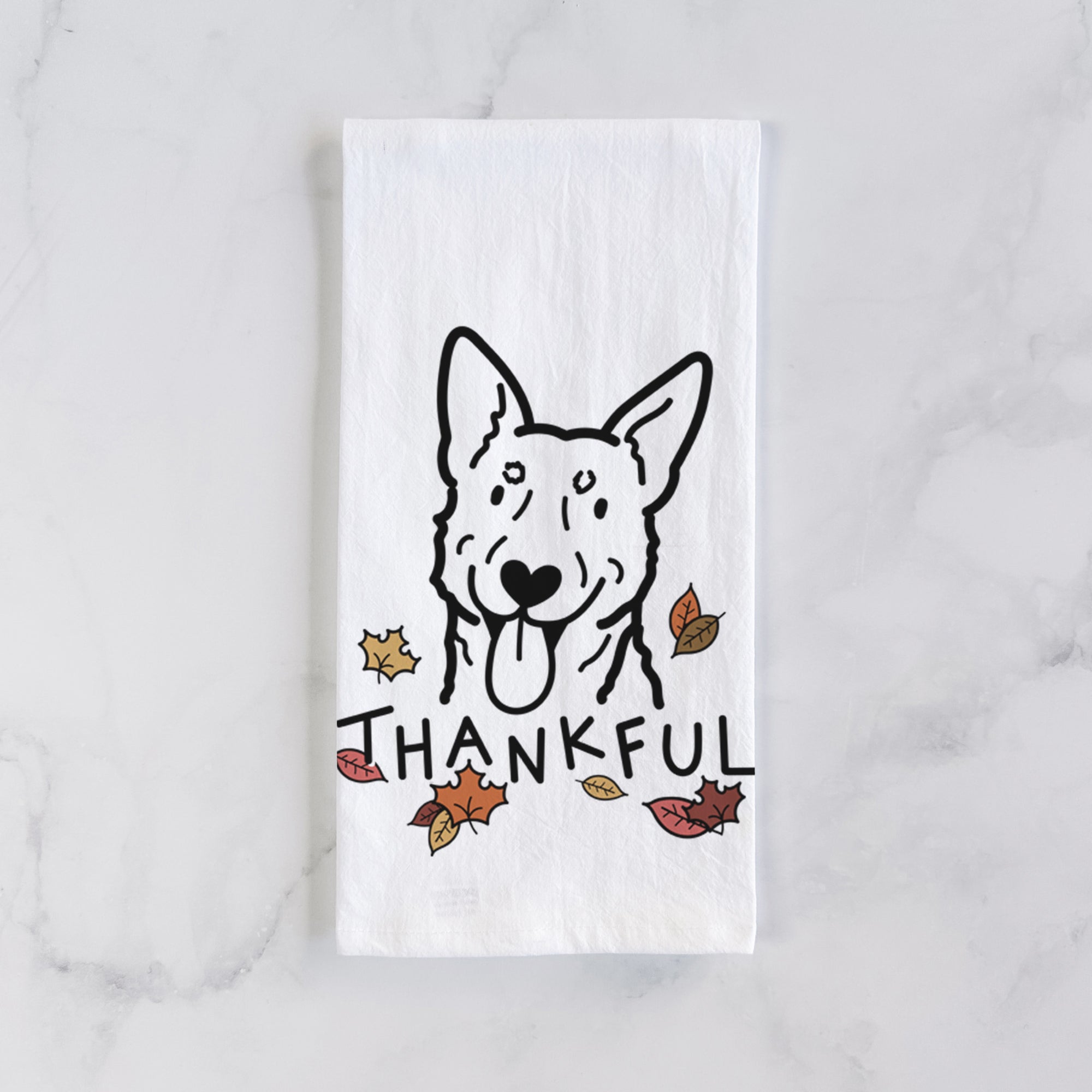 Thankful Australian Cattle Dog - Tea Towel