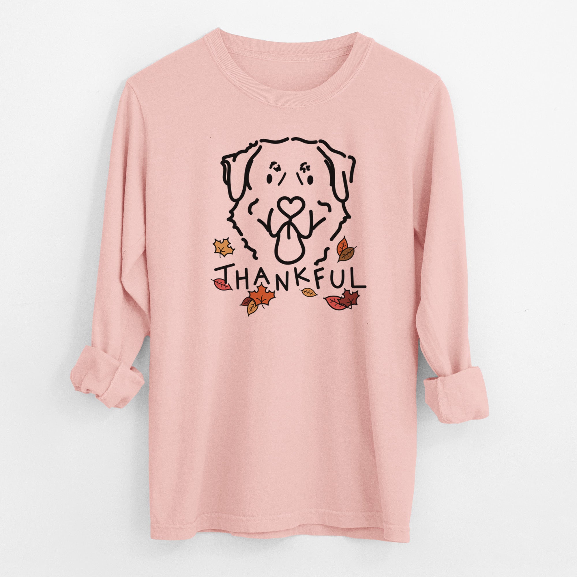 Thankful Anatolian Shepherd - Batu - Men's Heavyweight 100% Cotton Long Sleeve