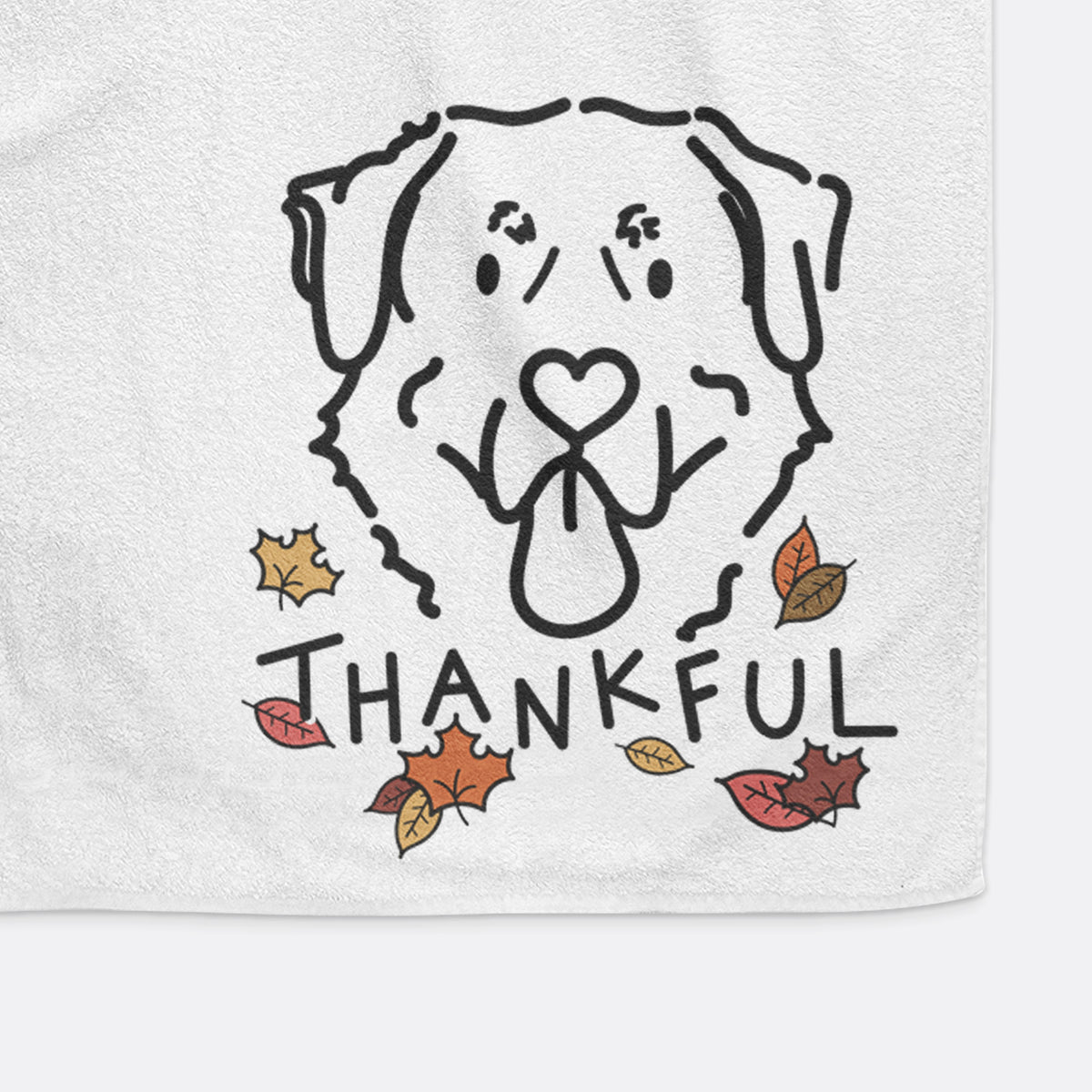 Thankful Anatolian Shepherd - Batu - Decorative Hand Towel