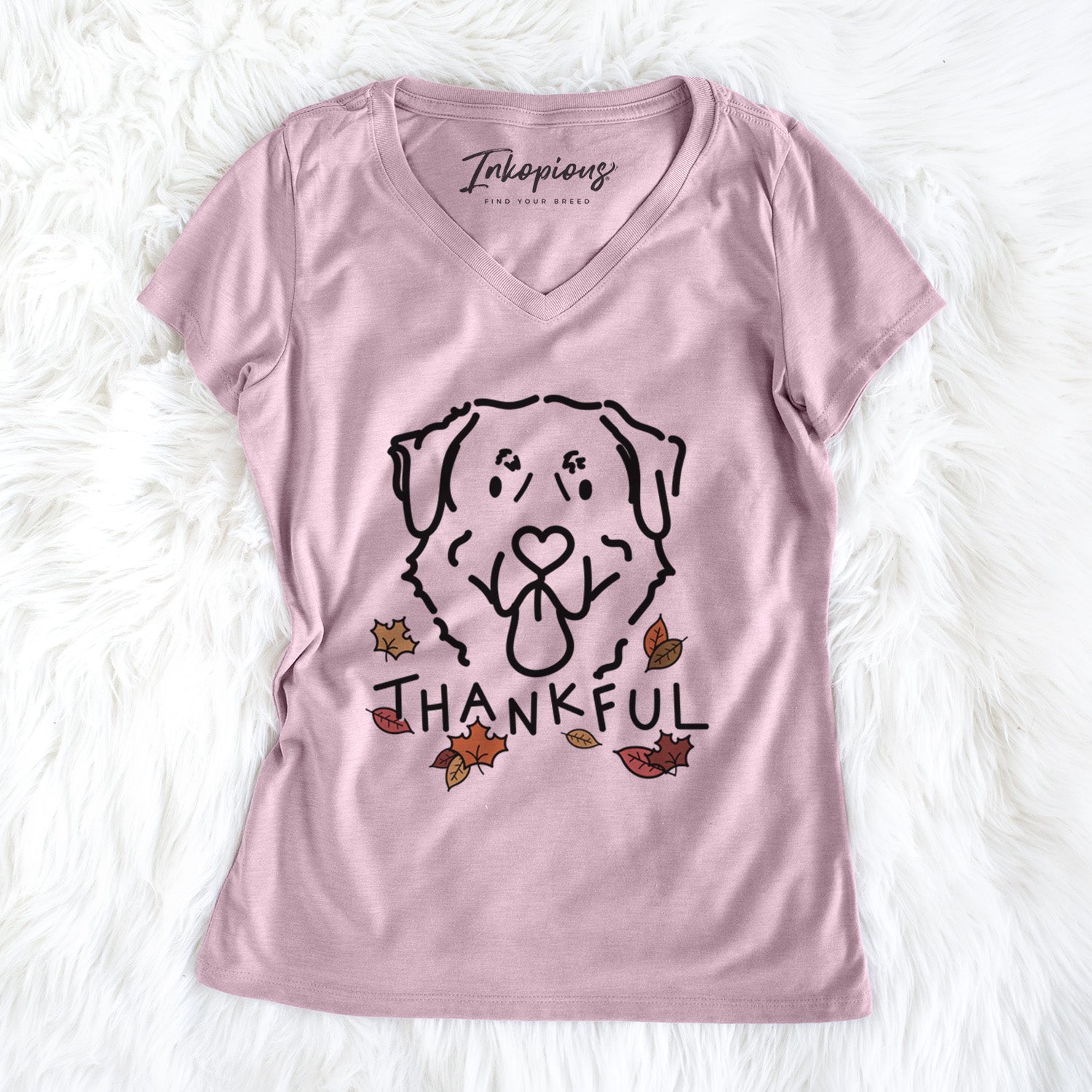 Thankful Anatolian Shepherd - Batu - Women's Perfect V-neck Shirt