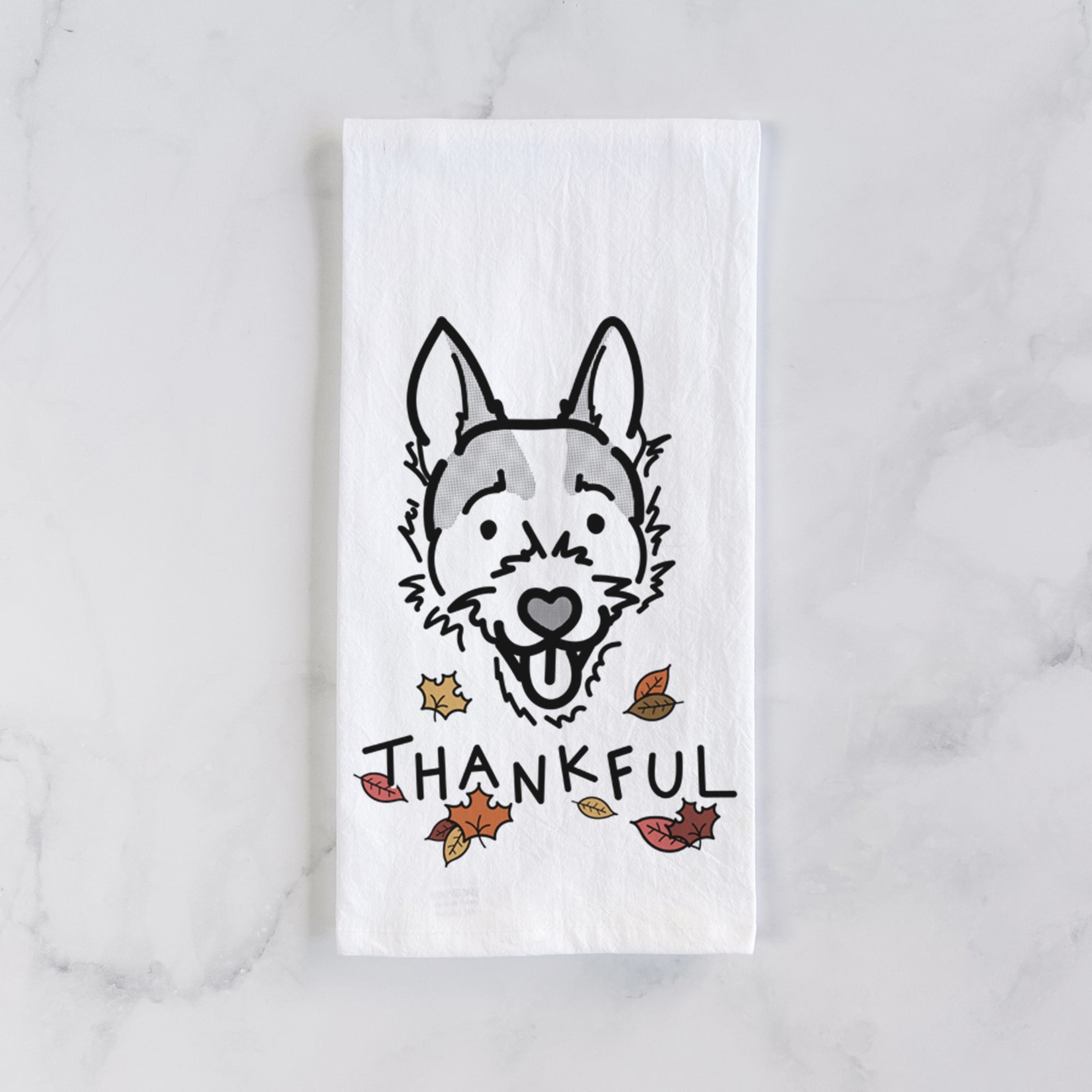 Thankful Jack Russell Terrier - Baxter - Tea Towel