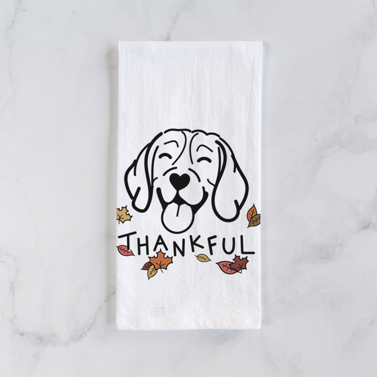 Thankful Beagle - Tea Towel