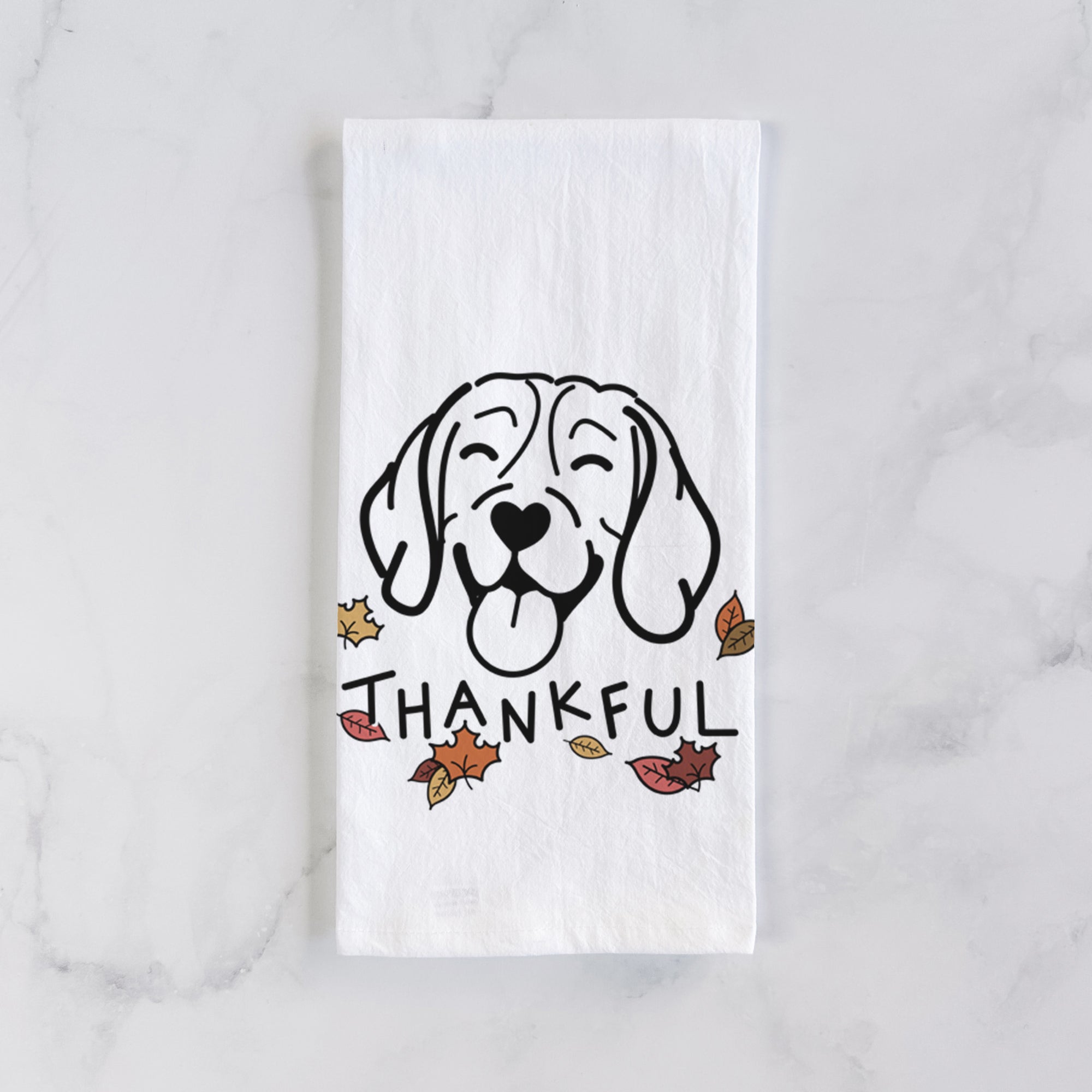 Thankful Beagle - Tea Towel