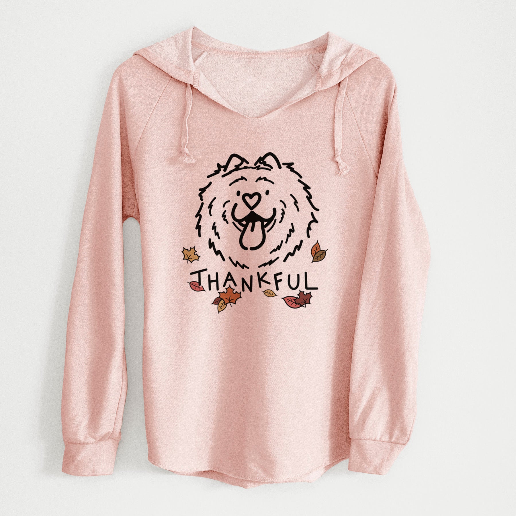 Thankful Chow Chow - Bear - Cali Wave Hooded Sweatshirt