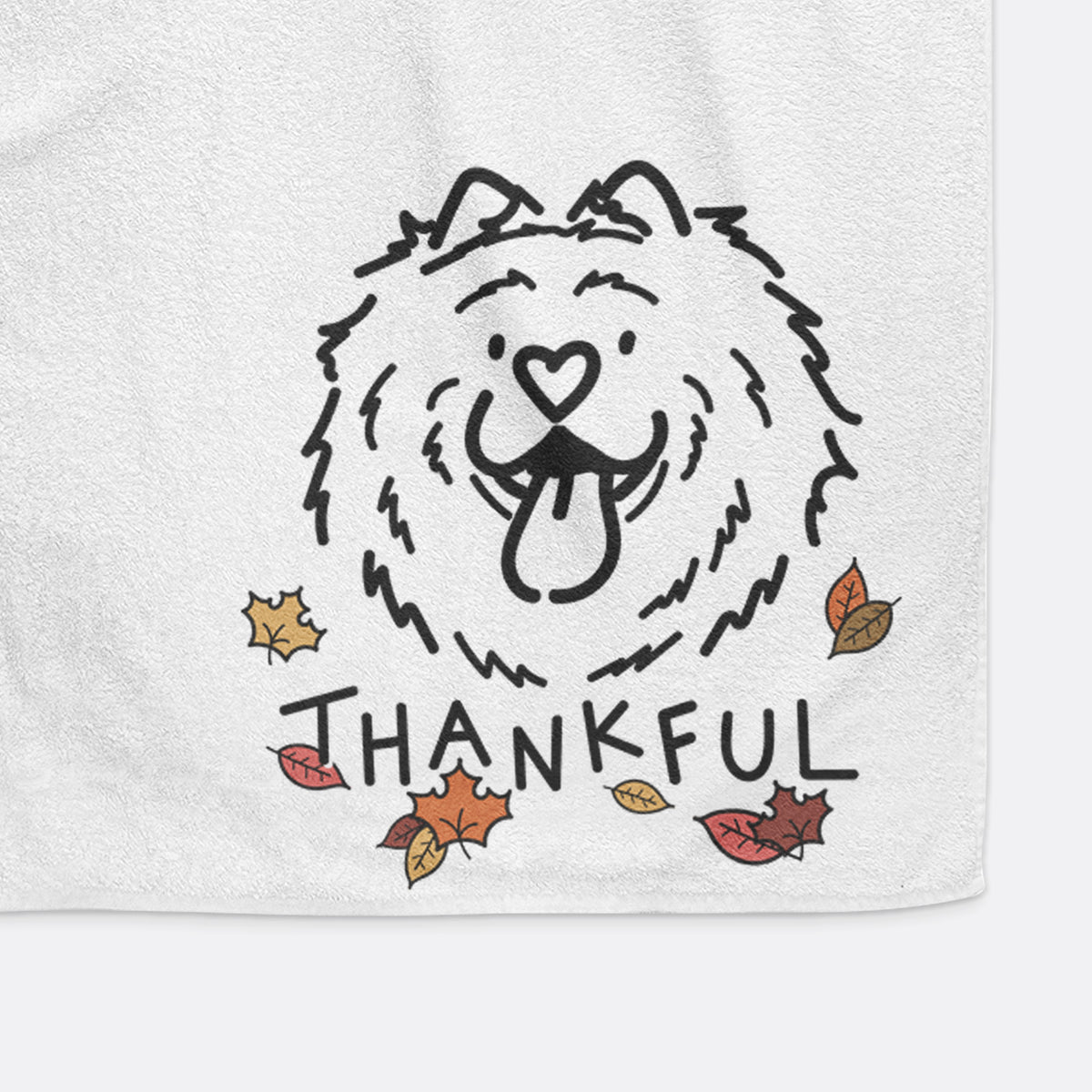 Thankful Chow Chow - Bear - Hand Towel