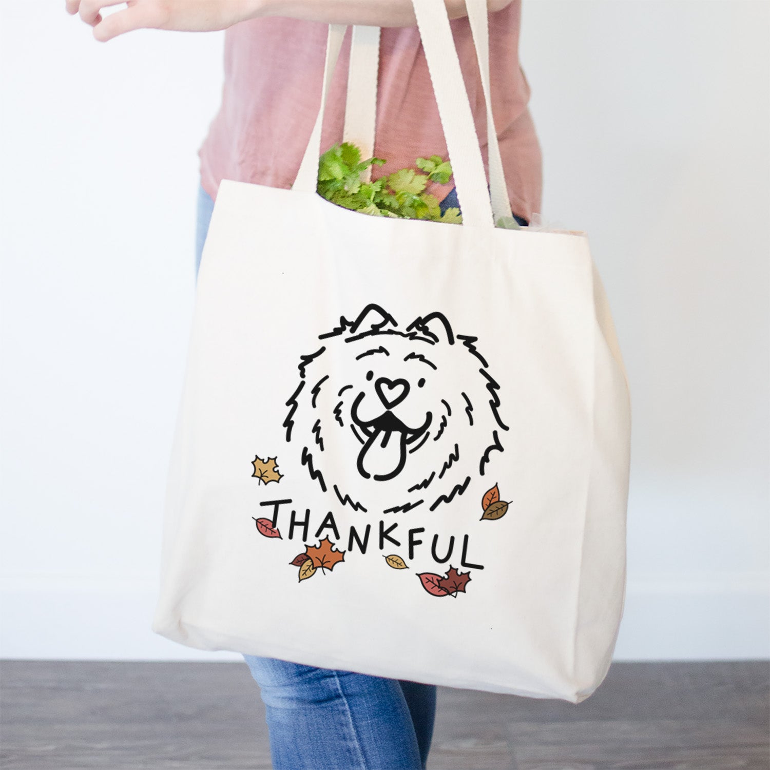 Thankful Chow Chow - Bear - Tote Bag