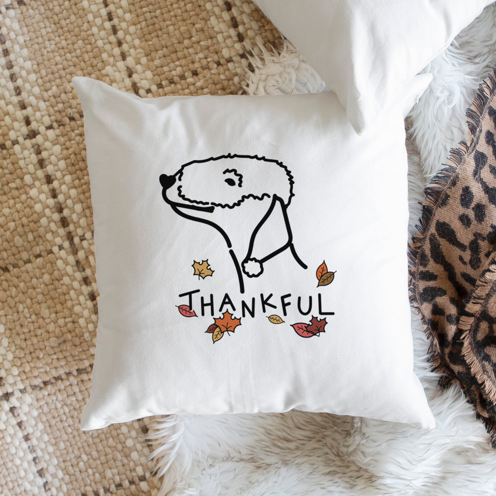 Love Always Bedlington Terrier - Throw Pillow Cover