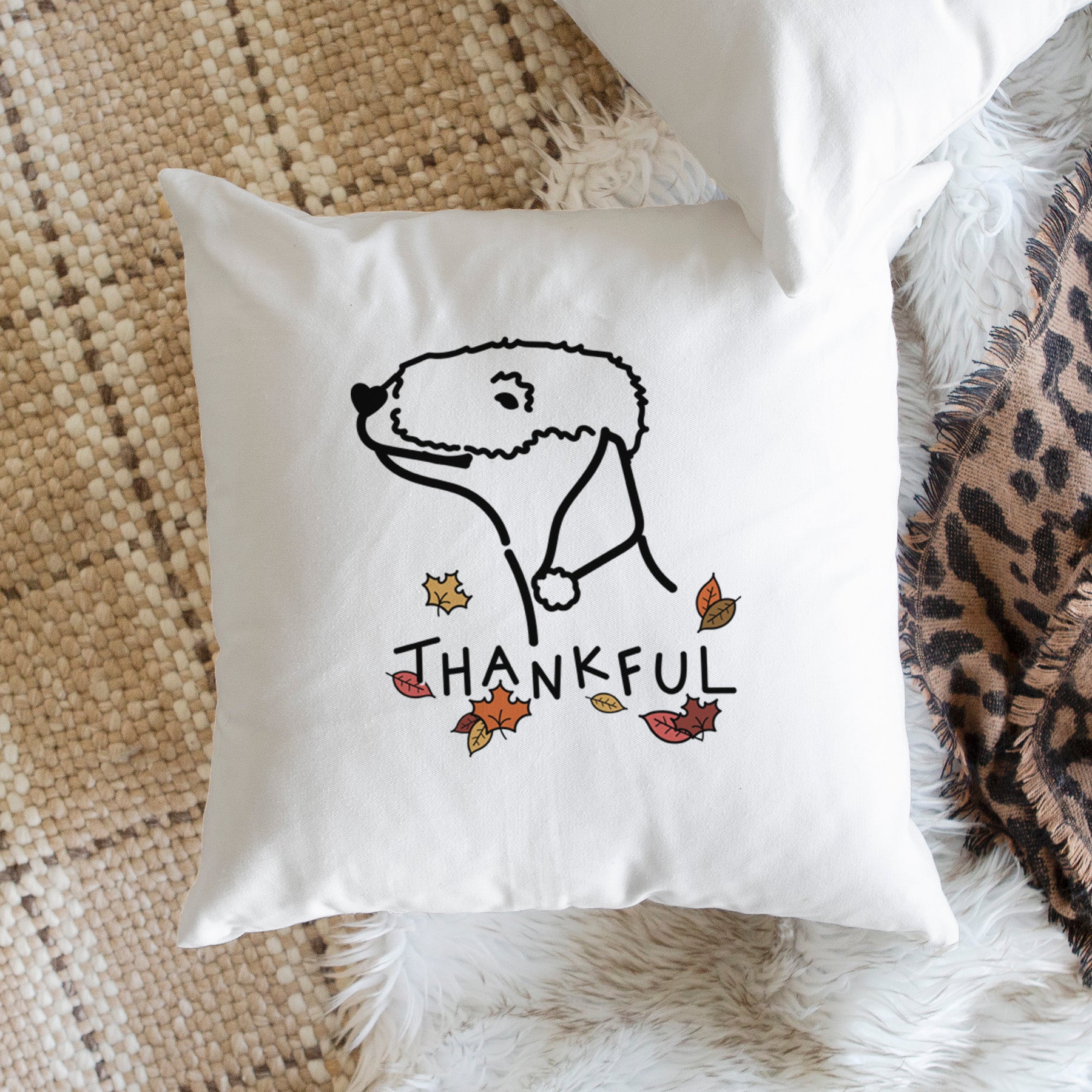 Love Always Bedlington Terrier - Throw Pillow Cover