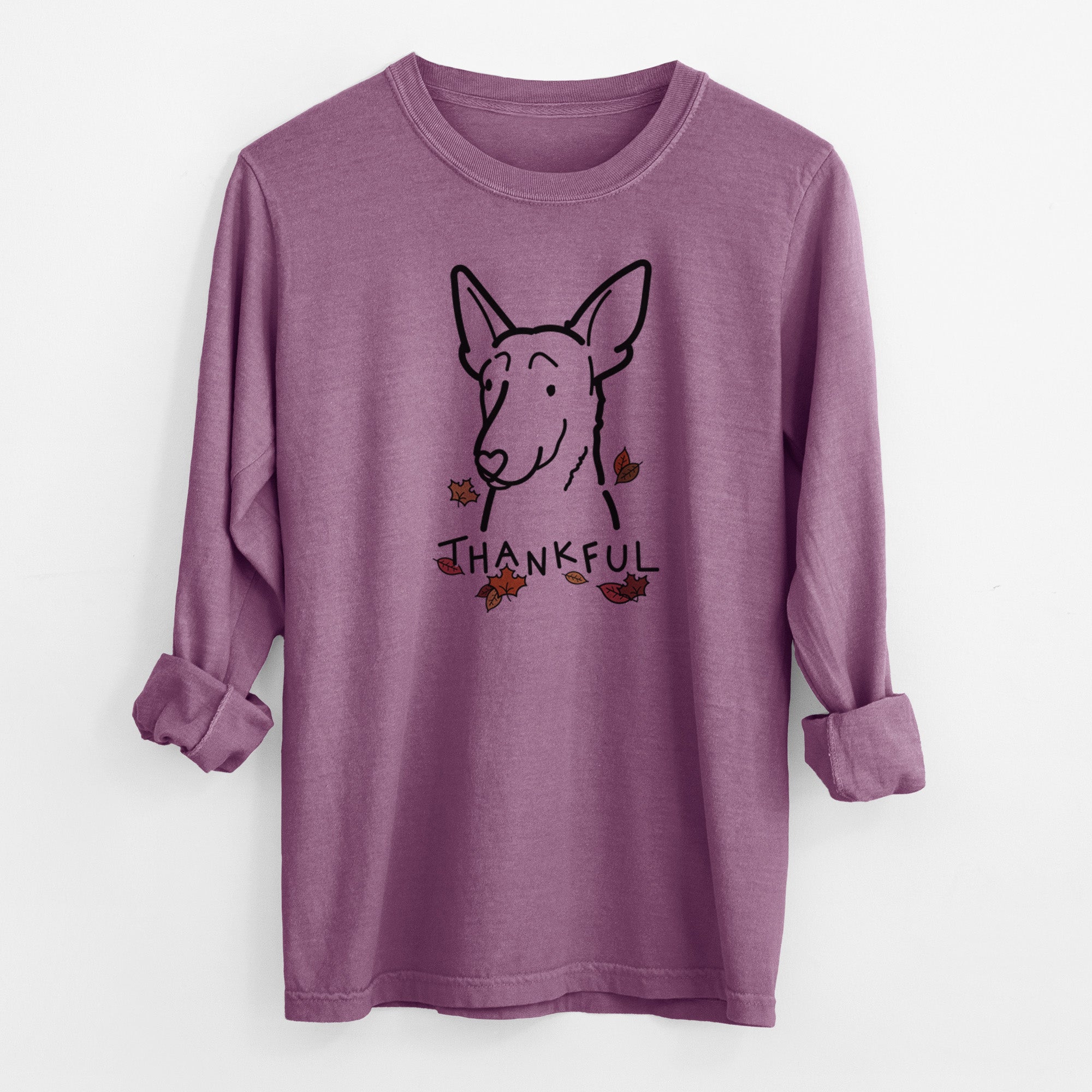 Thankful Belgian Malinois - Men's Heavyweight 100% Cotton Long Sleeve