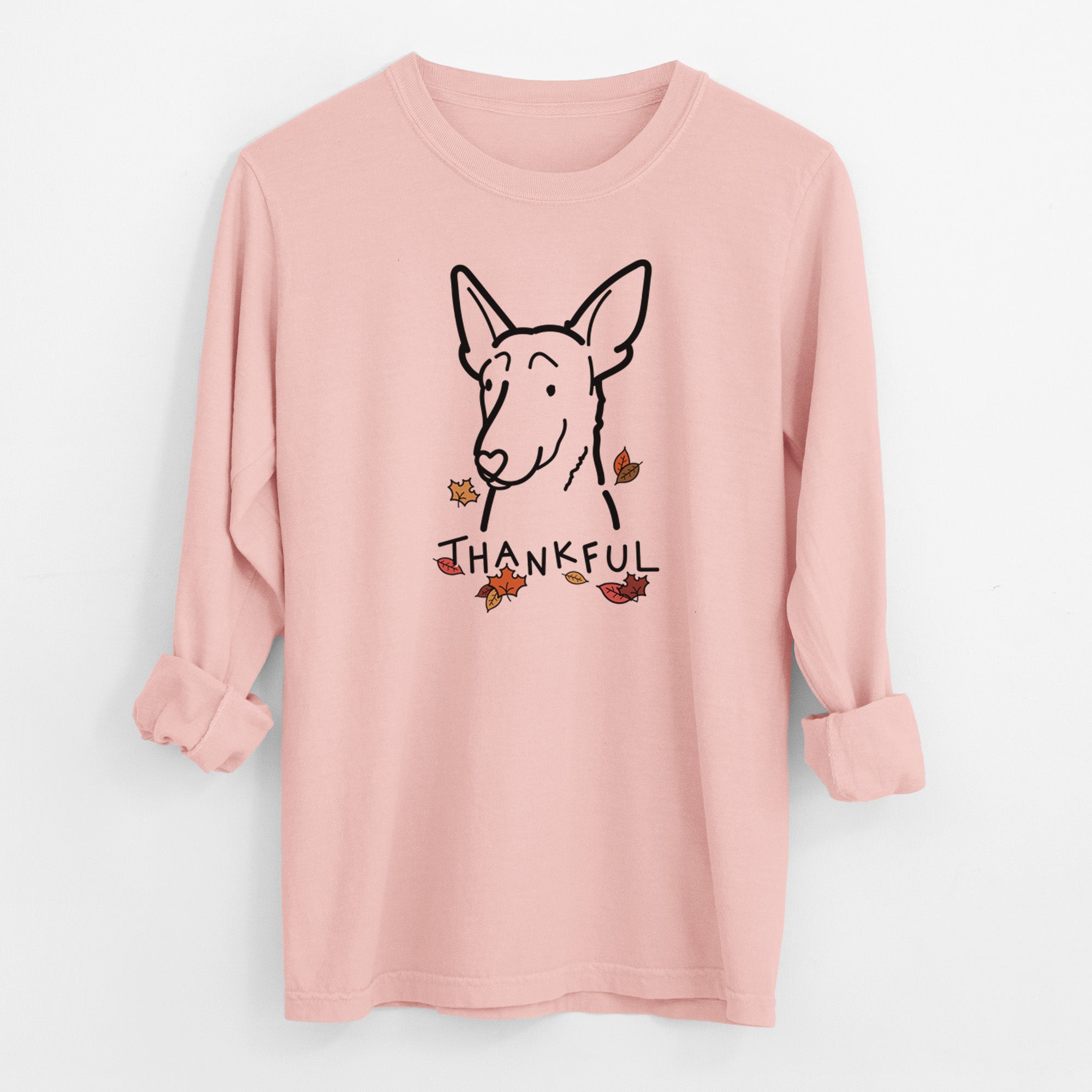 Thankful Belgian Malinois - Men's Heavyweight 100% Cotton Long Sleeve