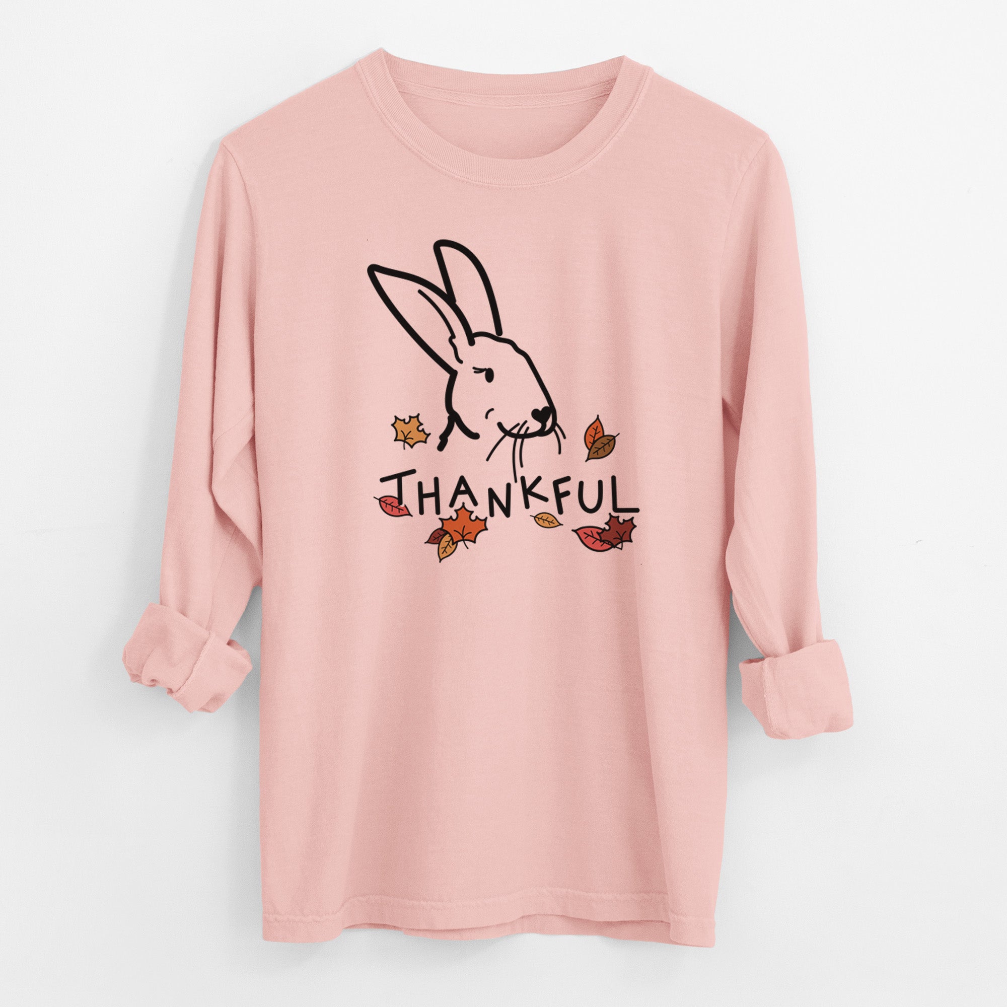 Thankful Rex Rabbit - Betsy - Men's Heavyweight 100% Cotton Long Sleeve