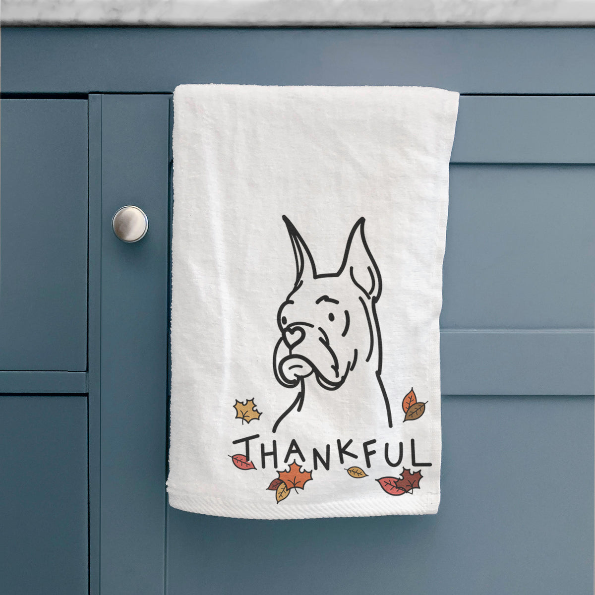 Thankful Rescue Boxer - Billy - Hand Towel
