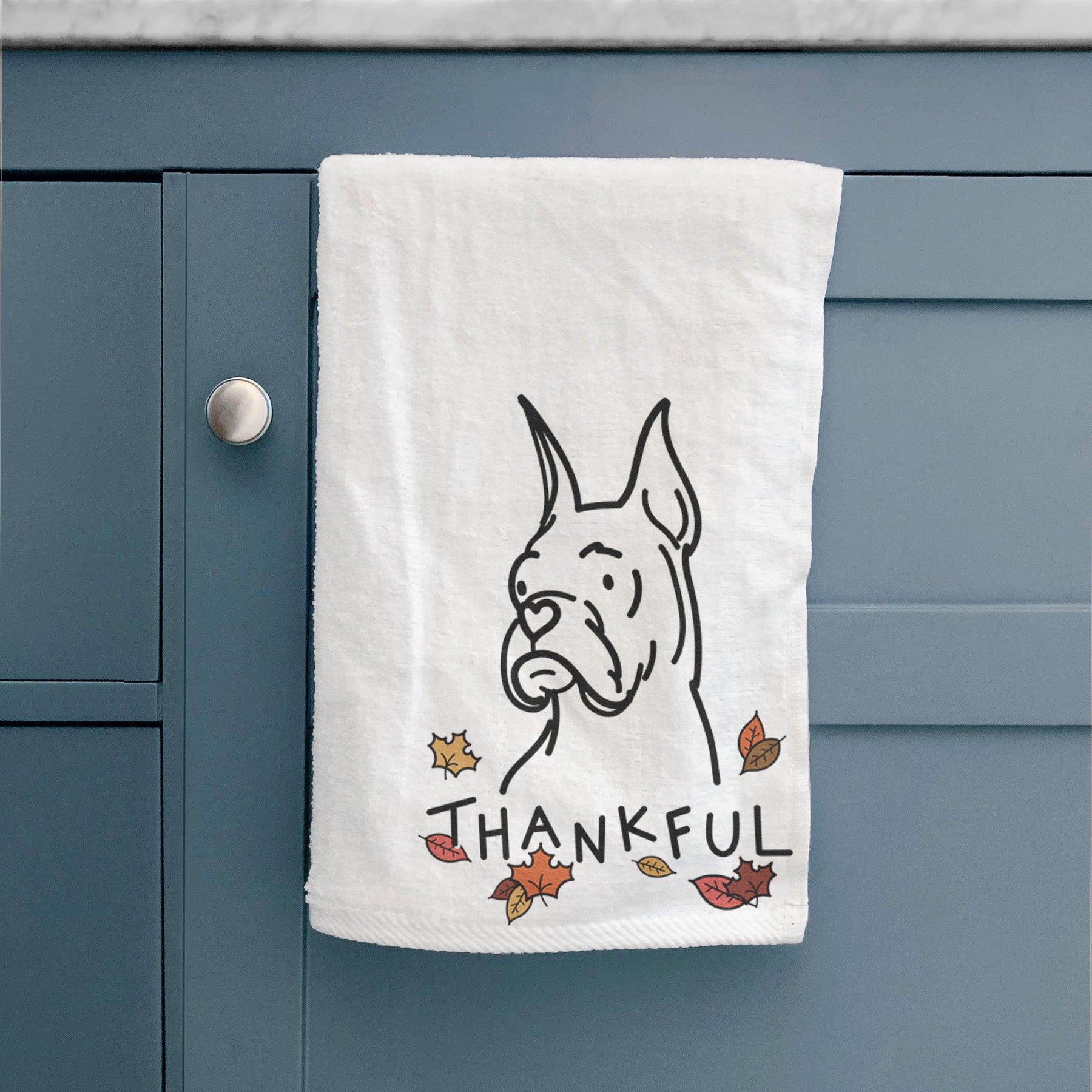 Thankful Rescue Boxer - Billy - Hand Towel