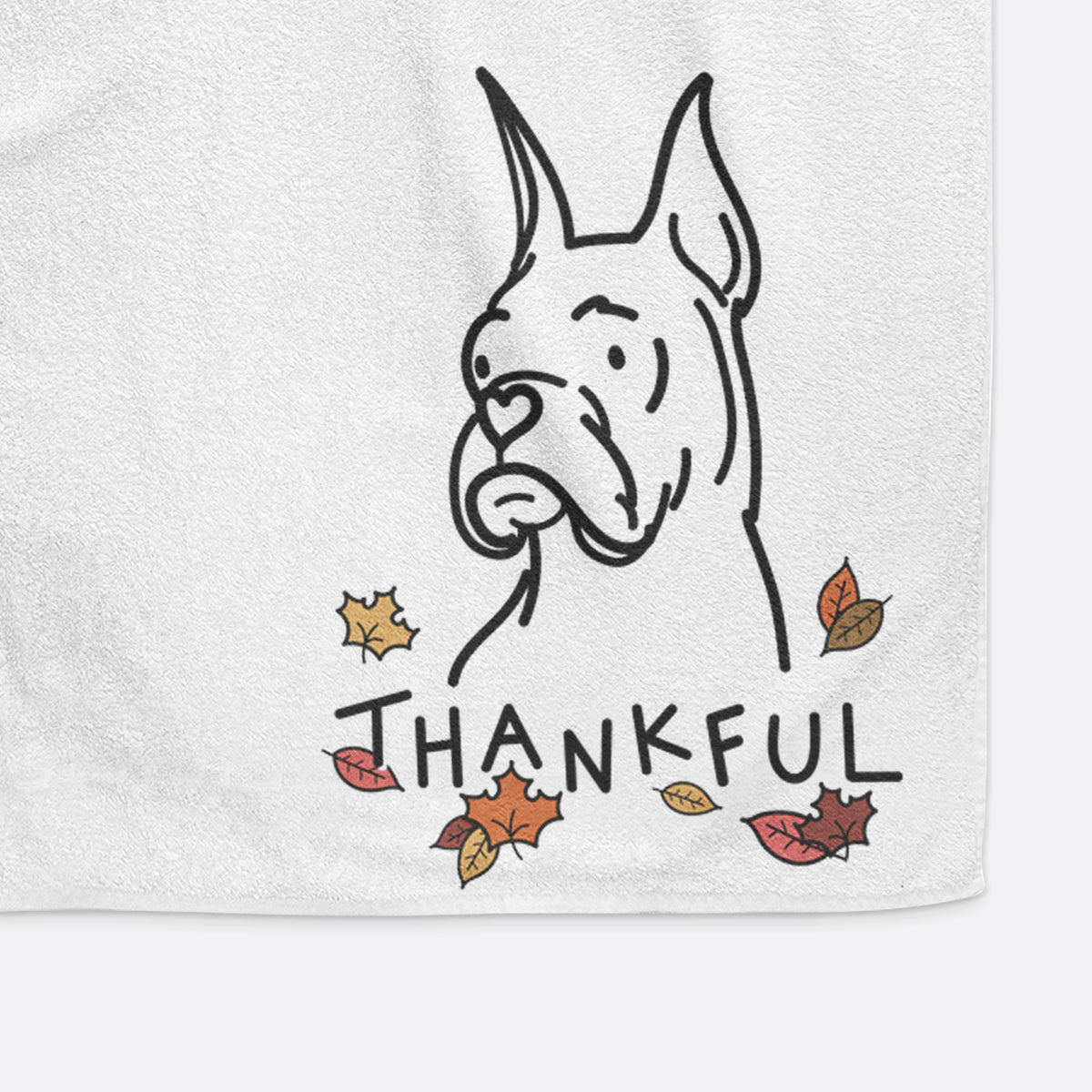 Thankful Rescue Boxer - Billy - Hand Towel