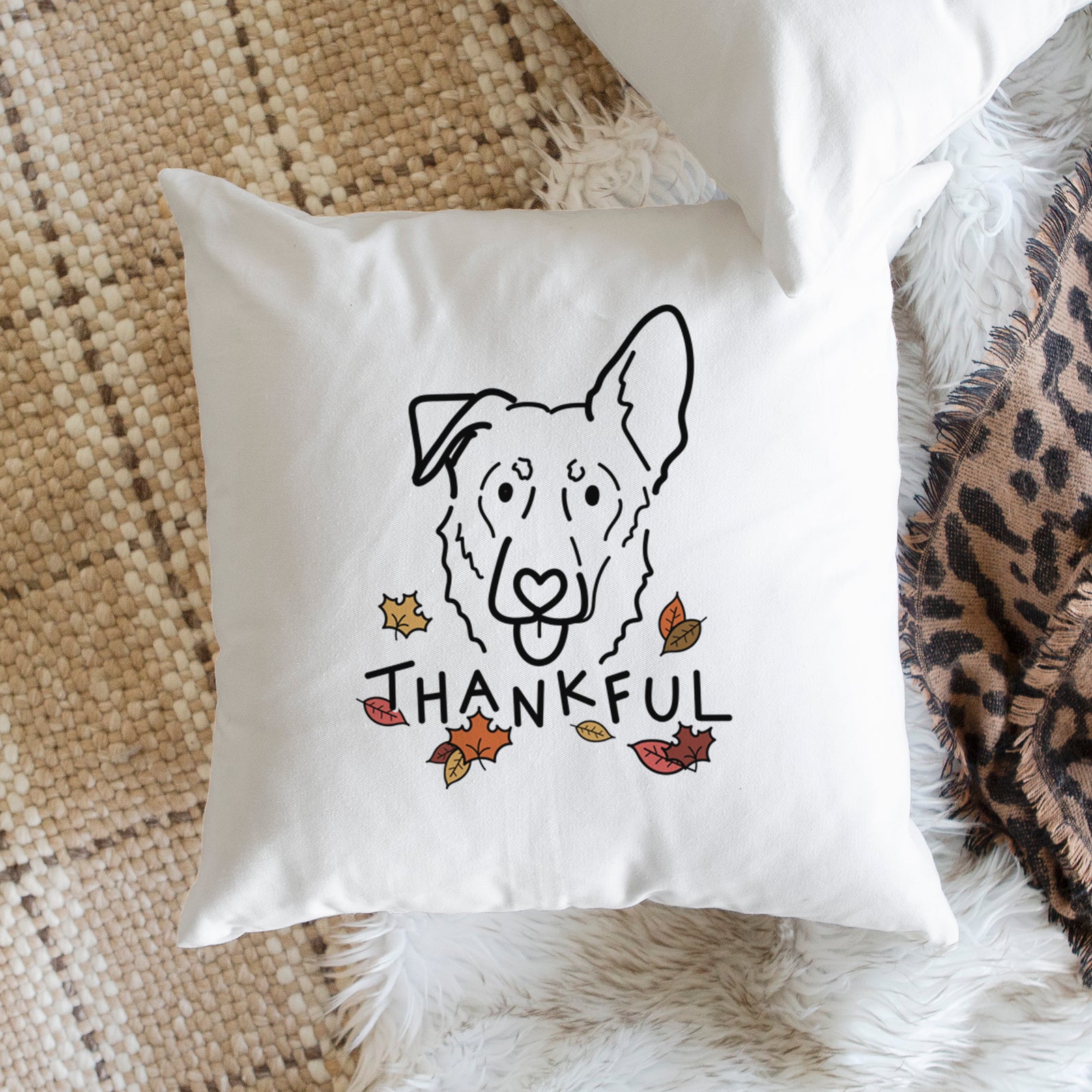 Love Always Shepherd Mix - Bodhi -  Throw Pillow Cover