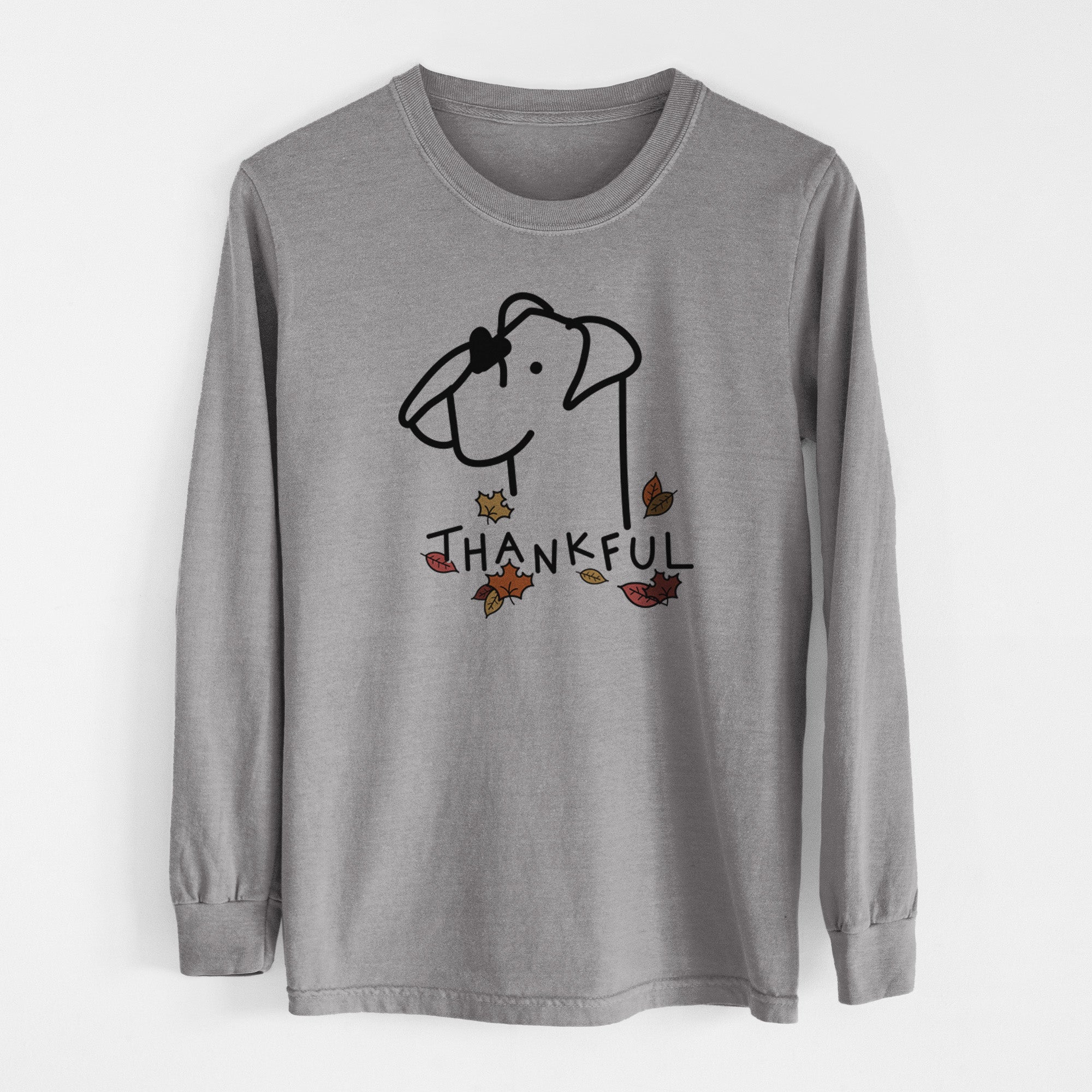 Thankful Boxer - Men's Heavyweight 100% Cotton Long Sleeve