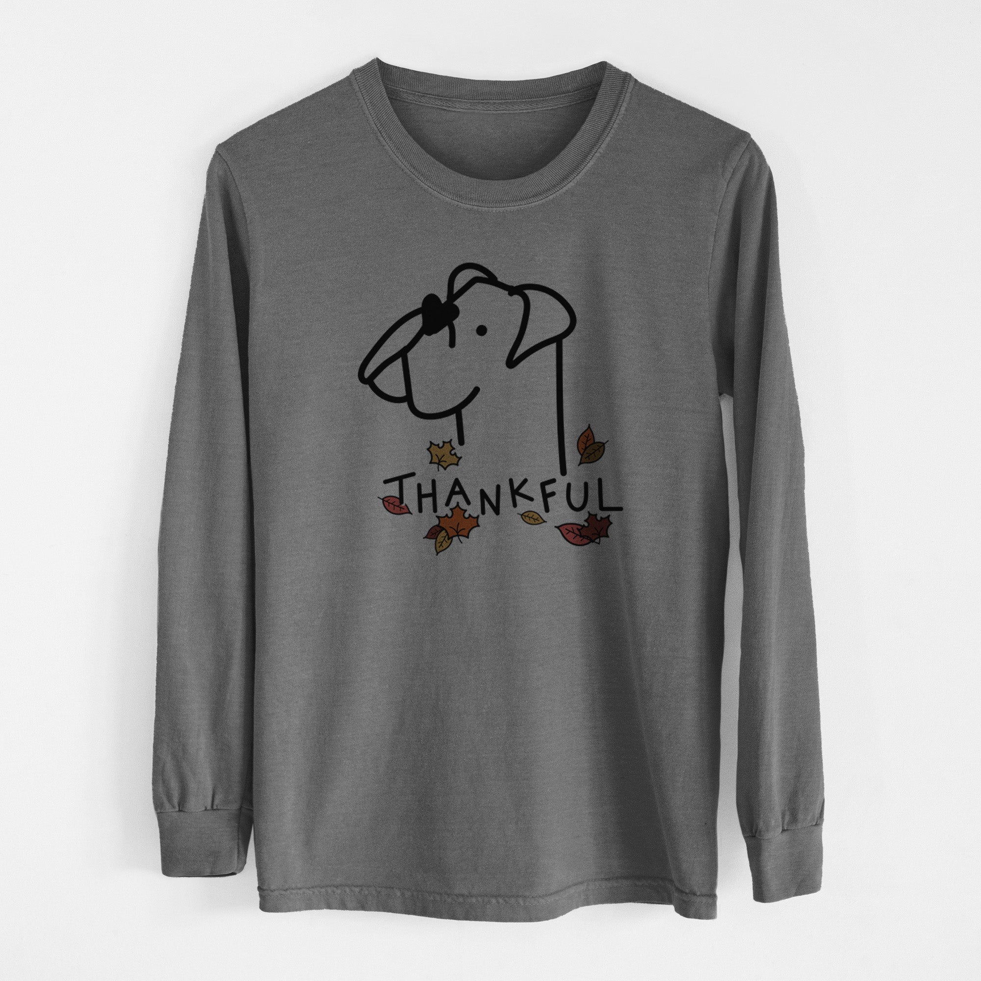 Thankful Boxer - Men's Heavyweight 100% Cotton Long Sleeve