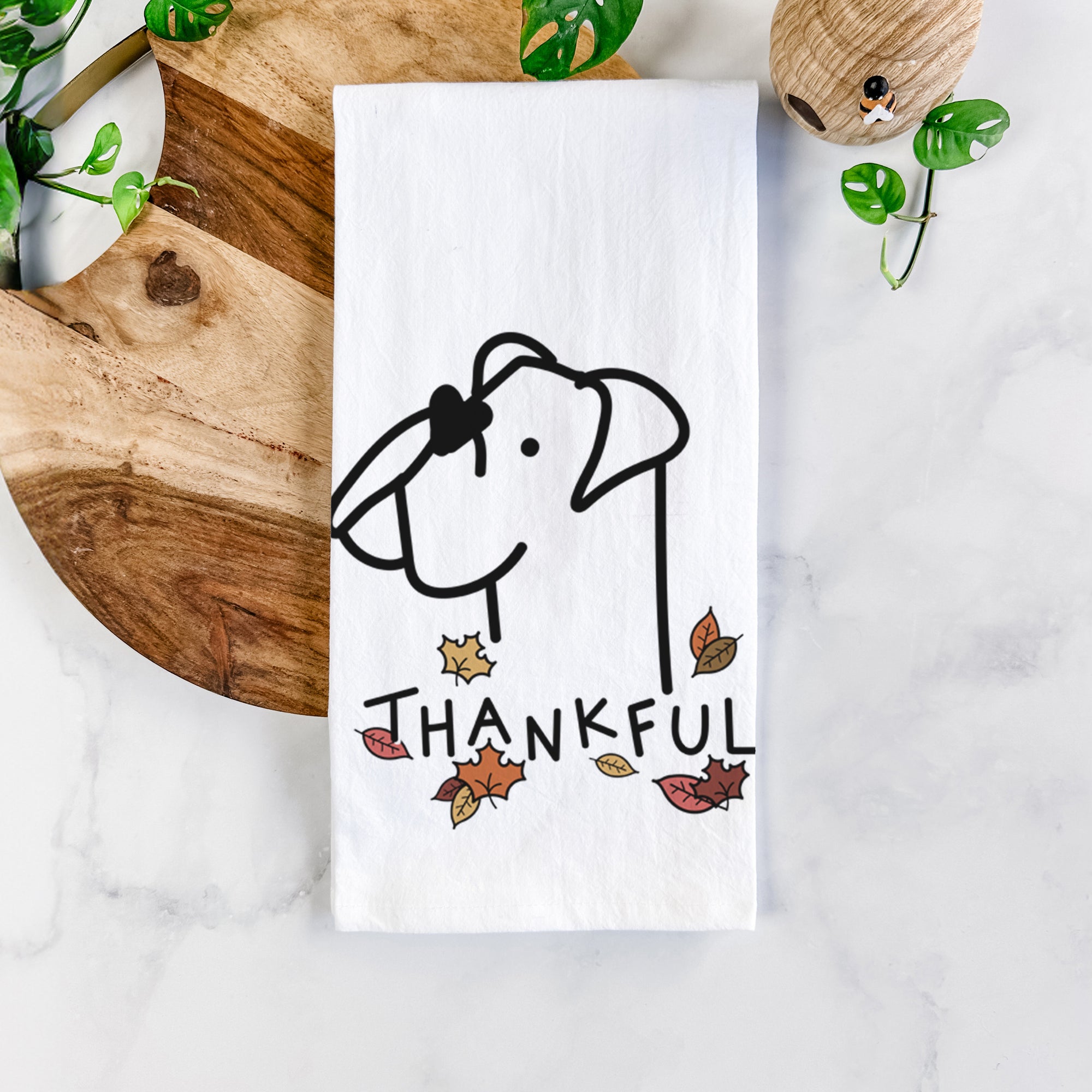 Thankful Boxer - Tea Towel