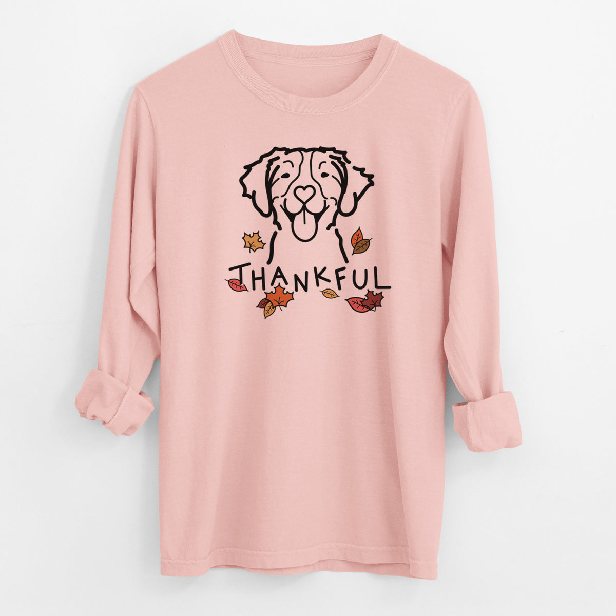 Thankful Brittany - Men's Heavyweight 100% Cotton Long Sleeve