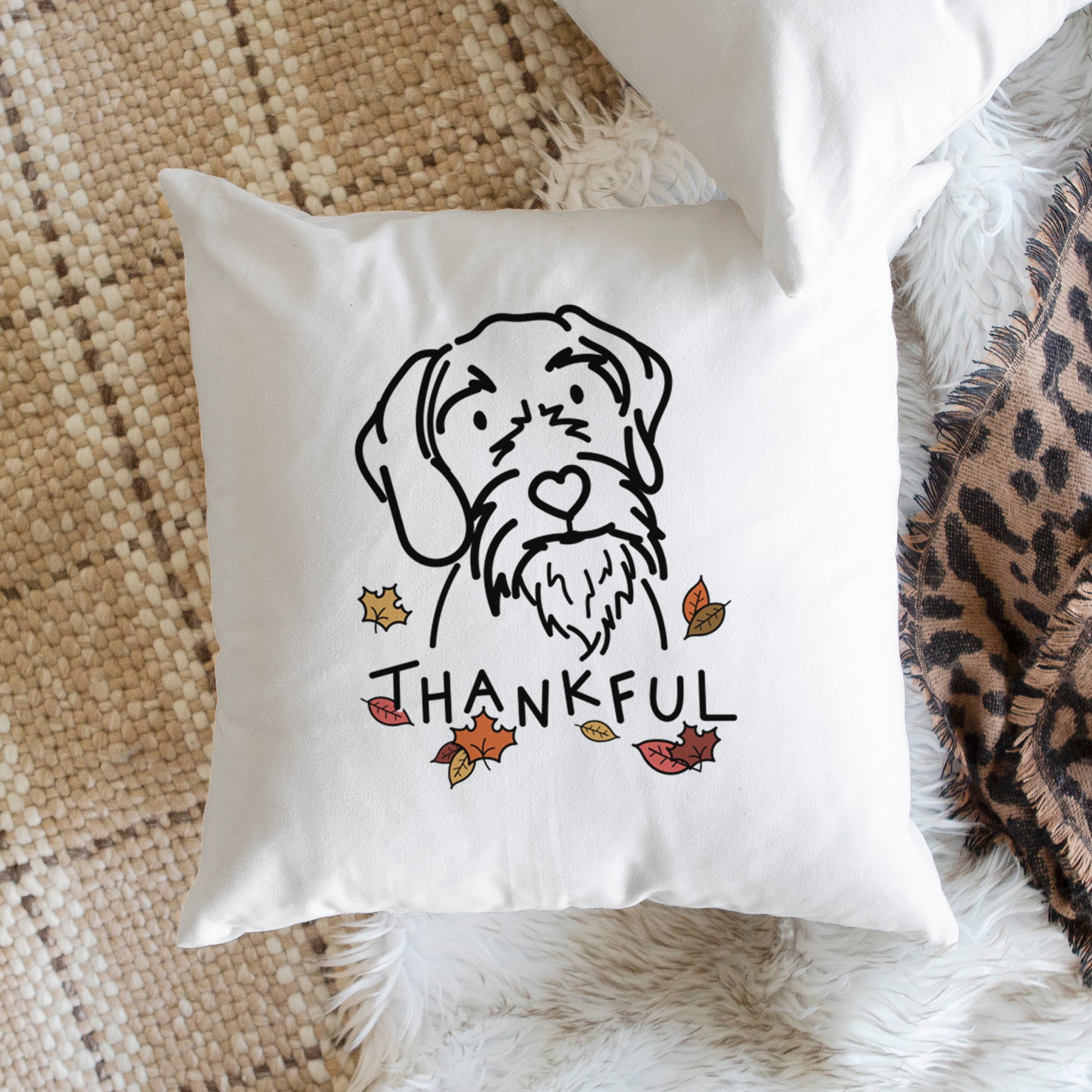Love Always German Wirehaired Pointer - Buck -  Throw Pillow Cover