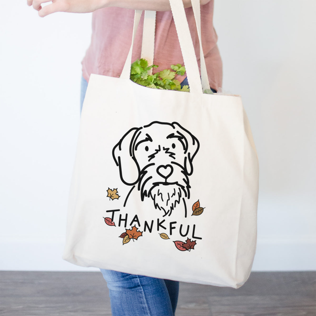 Thankful German Wirehaired Pointer - Buck - Tote Bag