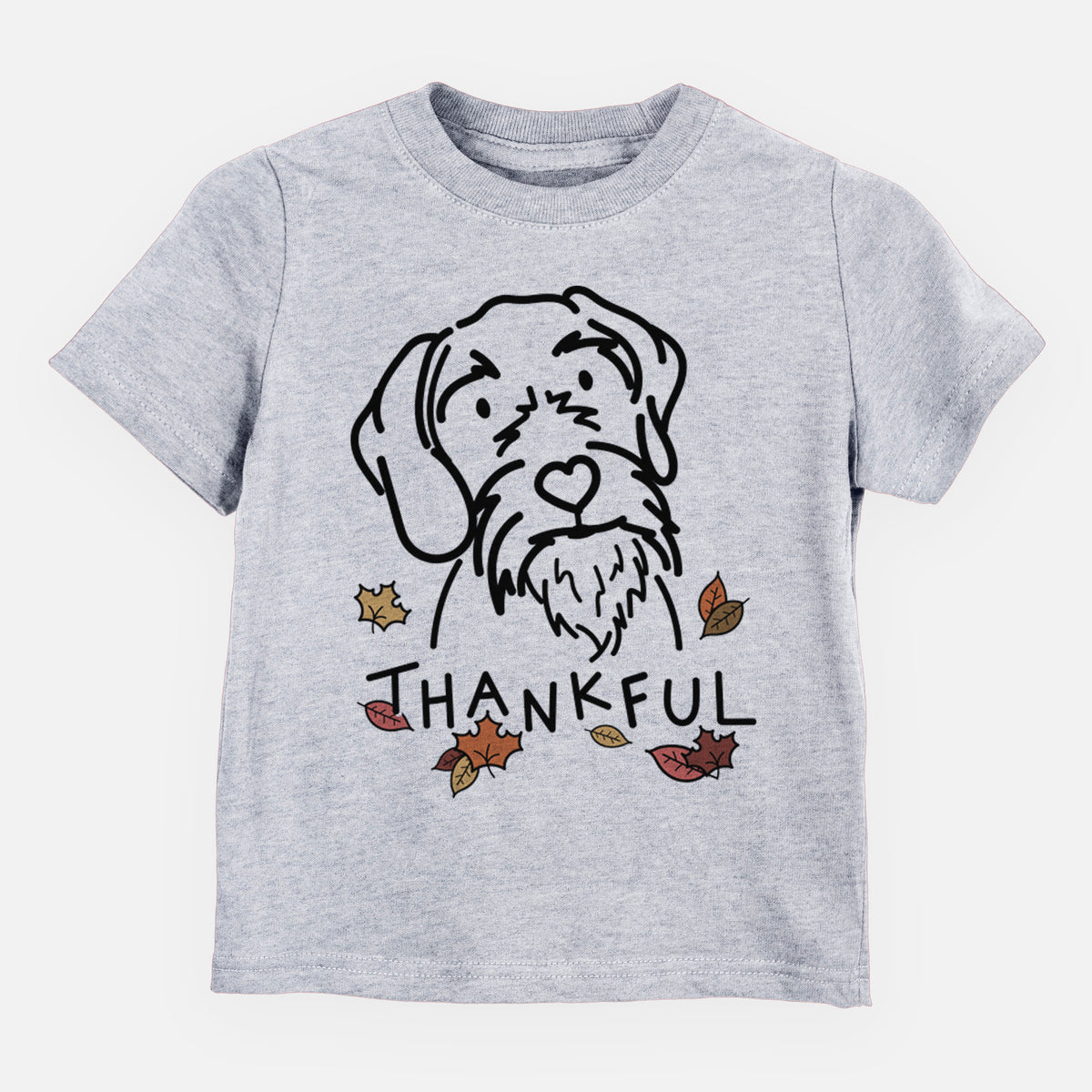 Thankful German Wirehaired Pointer - Buck - Kids/Youth/Toddler Shirt