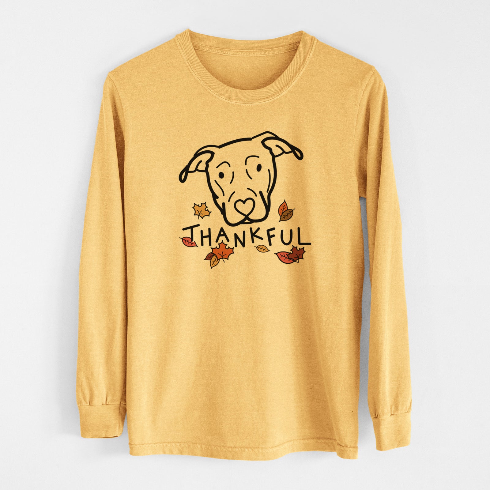 Thankful Catahoula - Men's Heavyweight 100% Cotton Long Sleeve