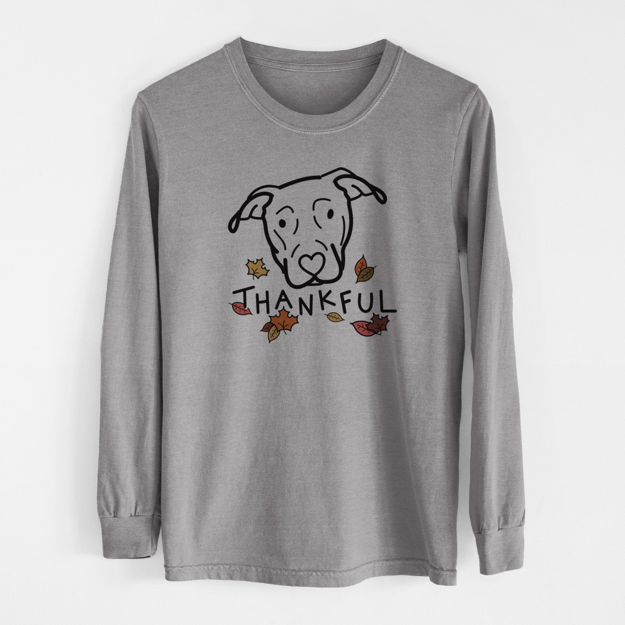 Thankful Catahoula - Men's Heavyweight 100% Cotton Long Sleeve