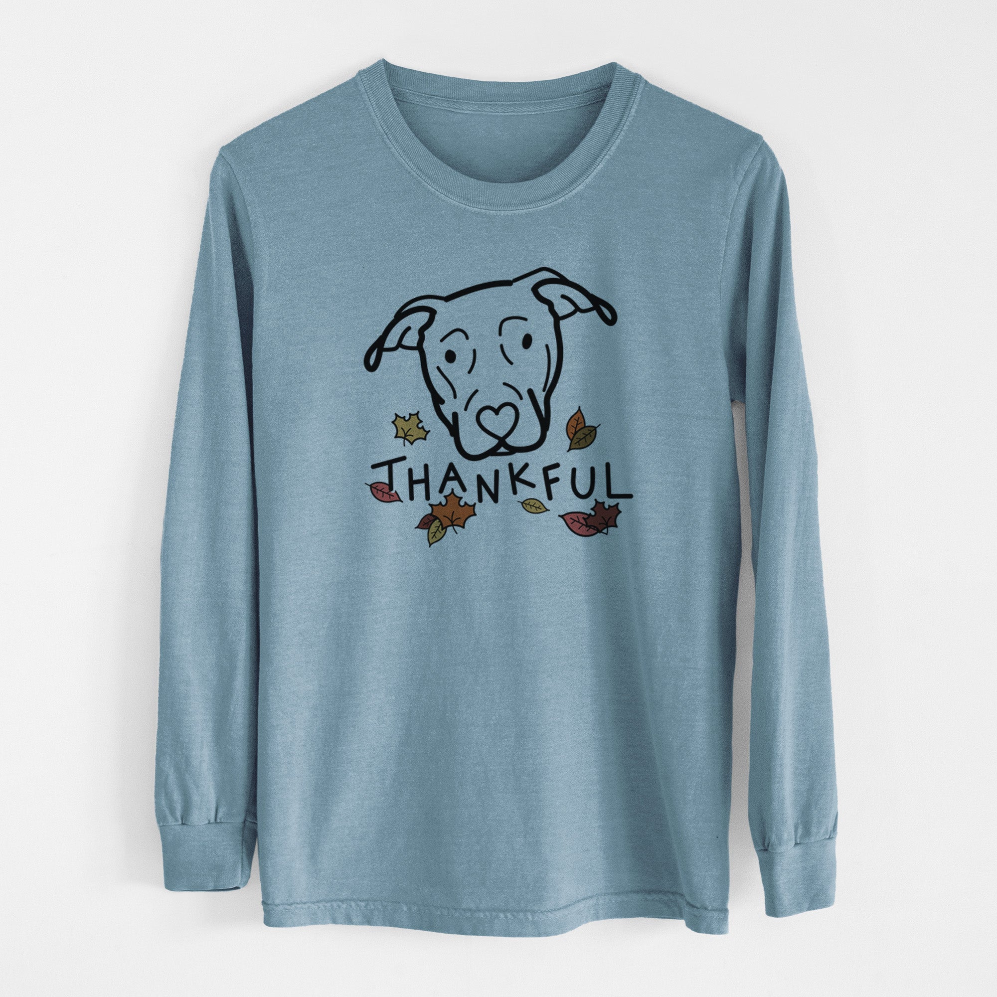 Thankful Catahoula - Men's Heavyweight 100% Cotton Long Sleeve