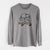 Thankful Cat in a Box - Charlie - Men's Heavyweight 100% Cotton Long Sleeve