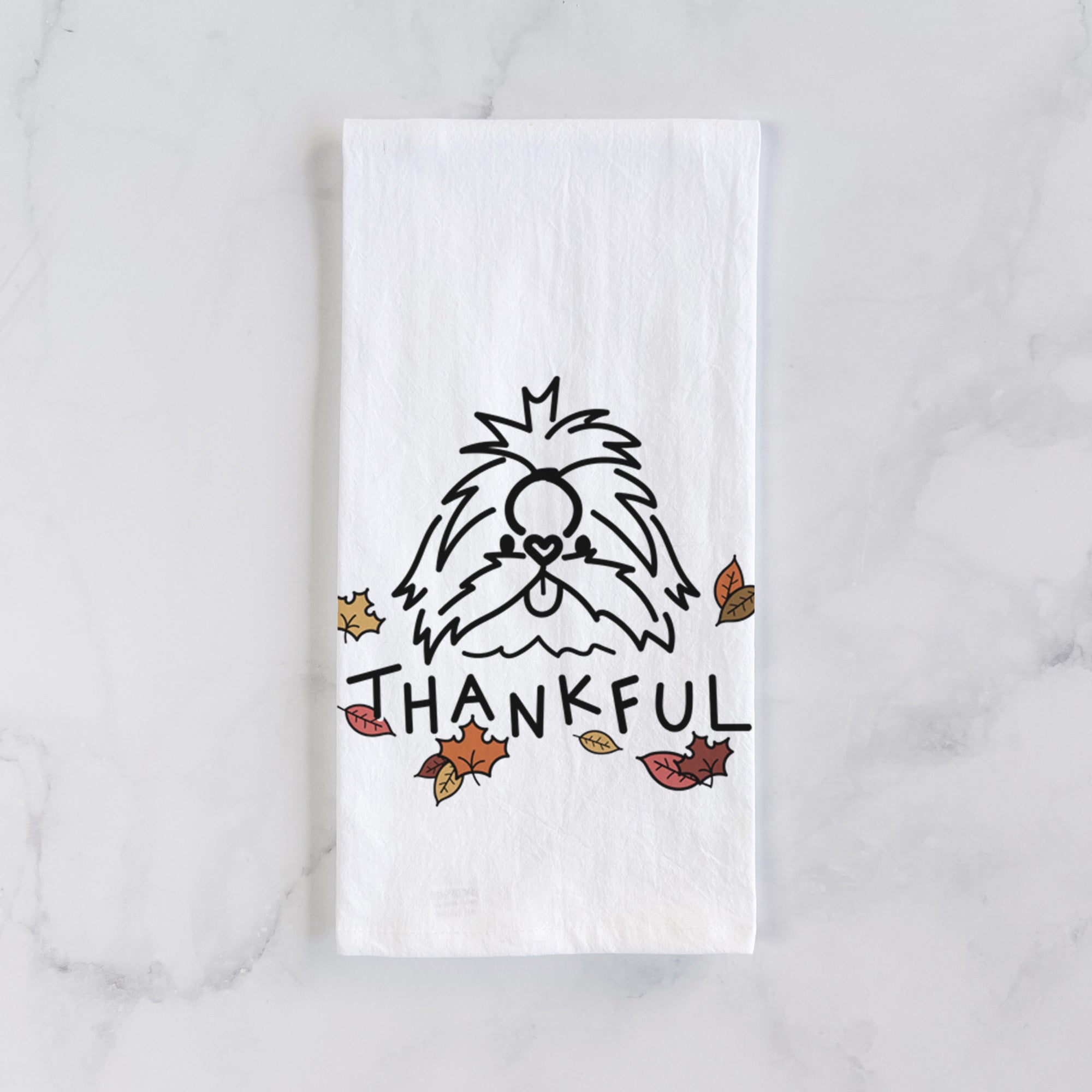 Thankful Shih Tzu - CoCo - Tea Towel