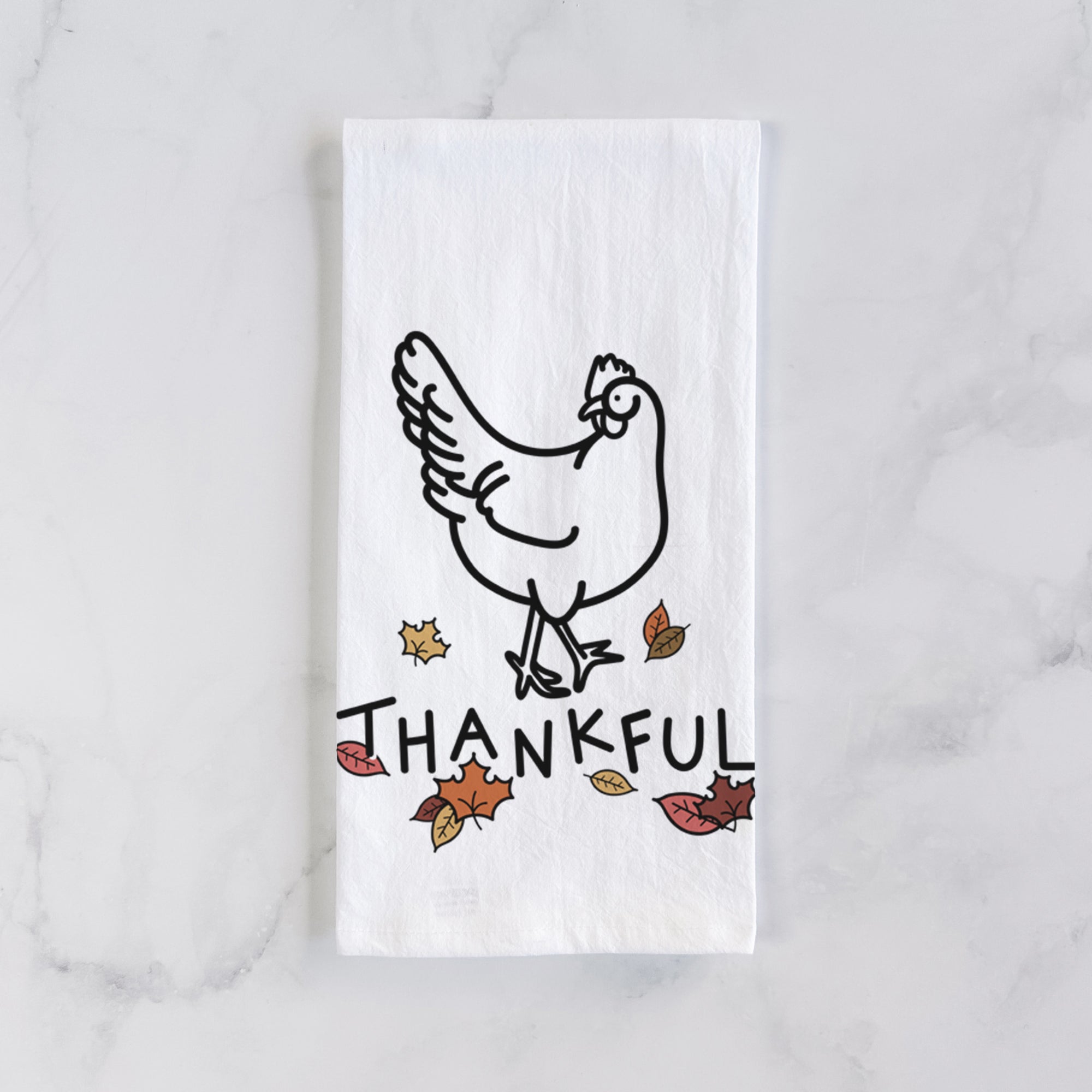 Thankful Chicken - Daisy - Tea Towel