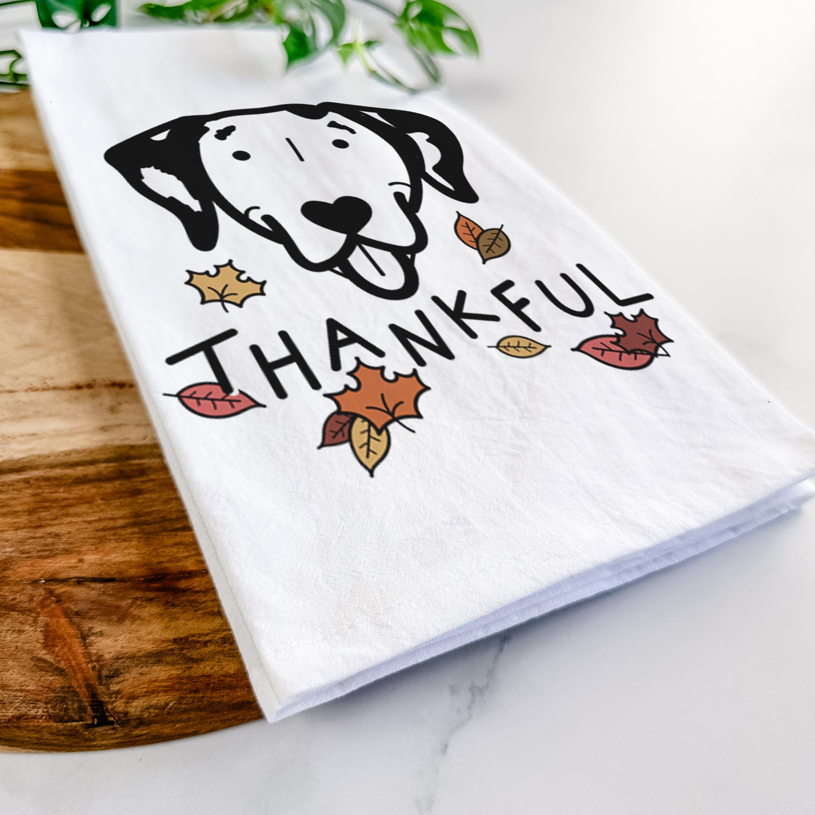 Thankful Dalmatian - Tea Towel