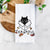 Thankful Black Cat in a Box - Doc - Tea Towel