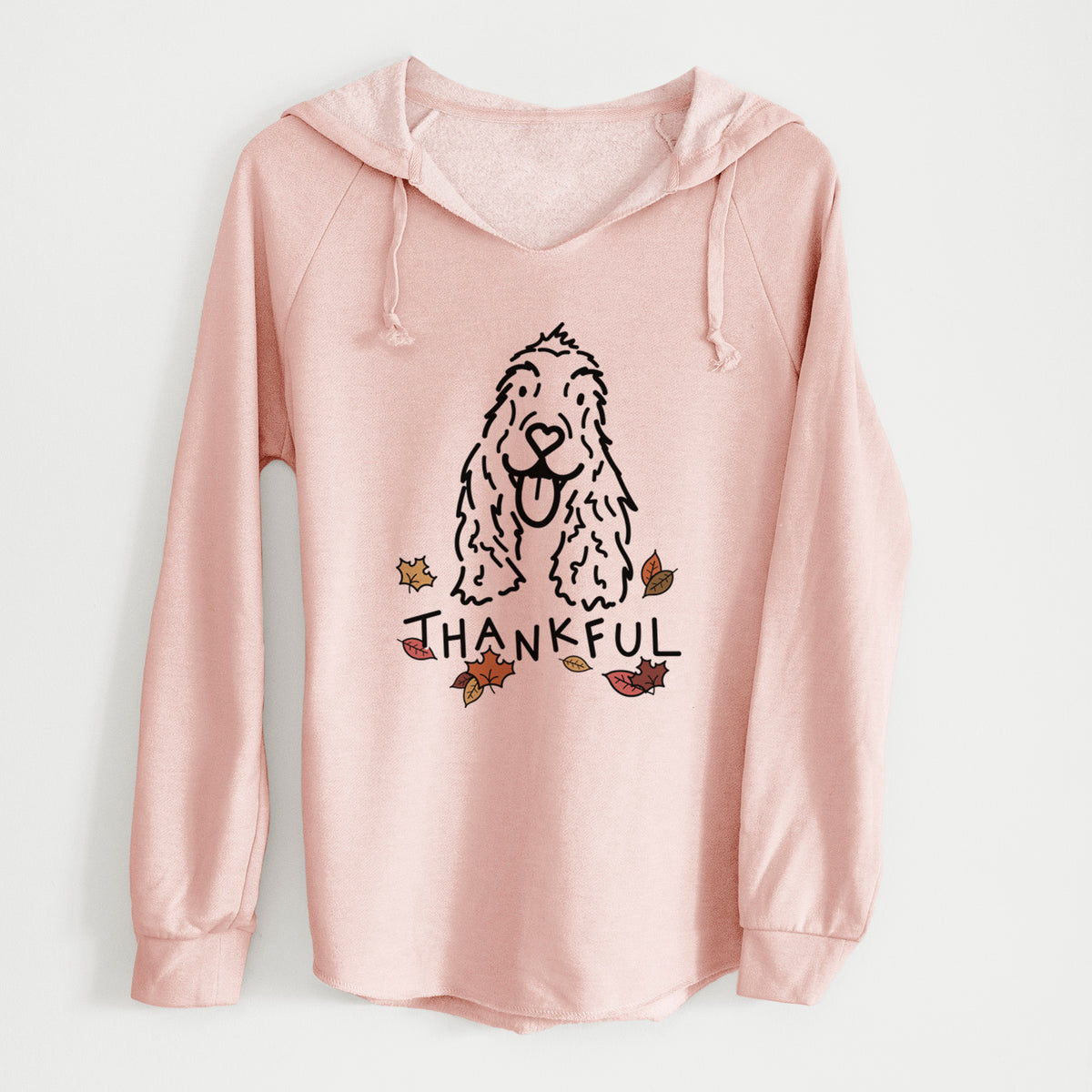 Thankful English Cocker Spaniel - Dolly - Cali Wave Hooded Sweatshirt