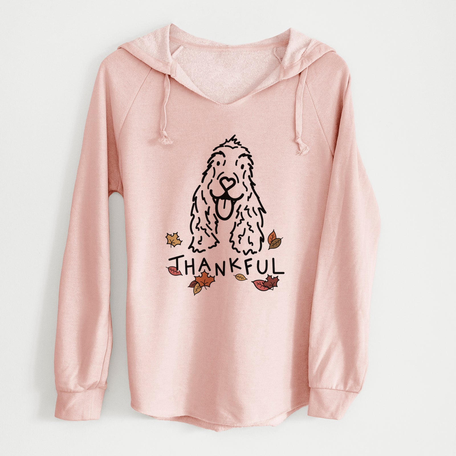 Thankful English Cocker Spaniel - Dolly - Cali Wave Hooded Sweatshirt
