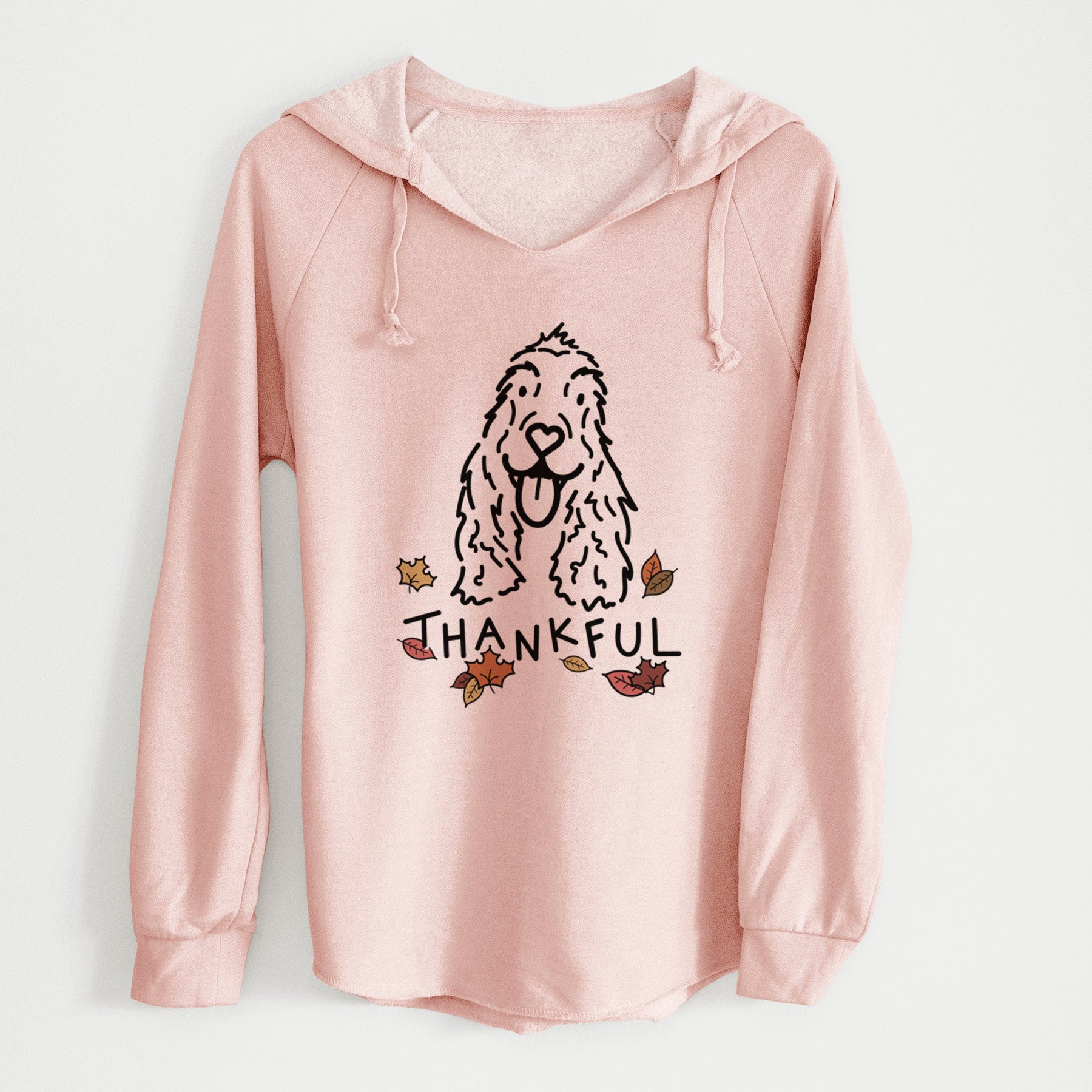 Thankful English Cocker Spaniel - Dolly - Cali Wave Hooded Sweatshirt