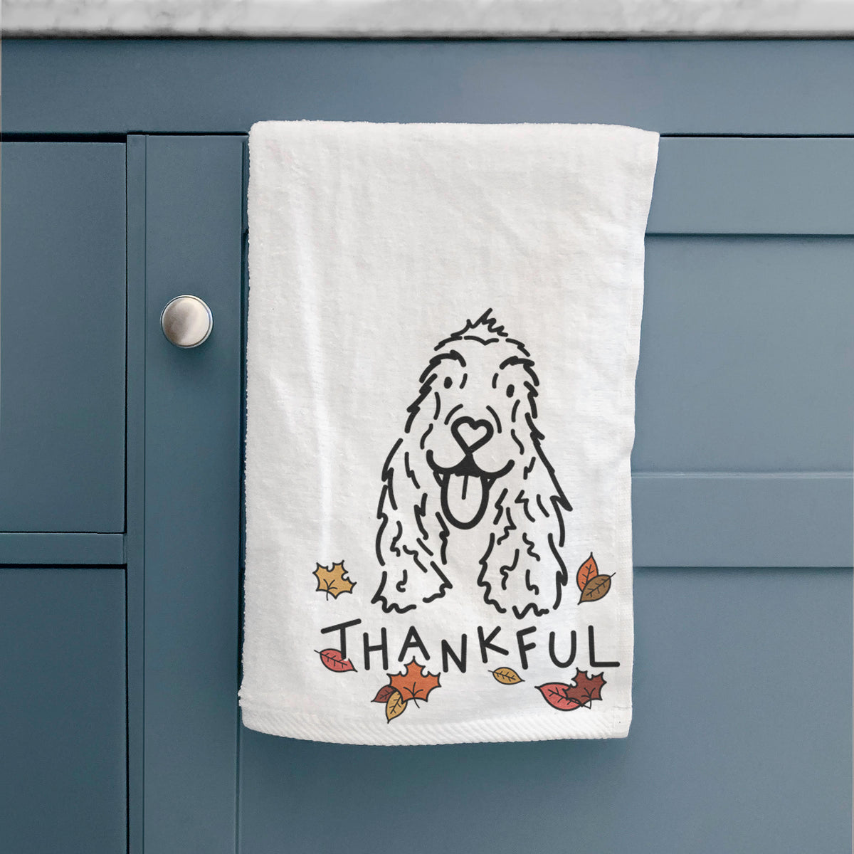 Thankful English Cocker Spaniel - Dolly - Hand Towel