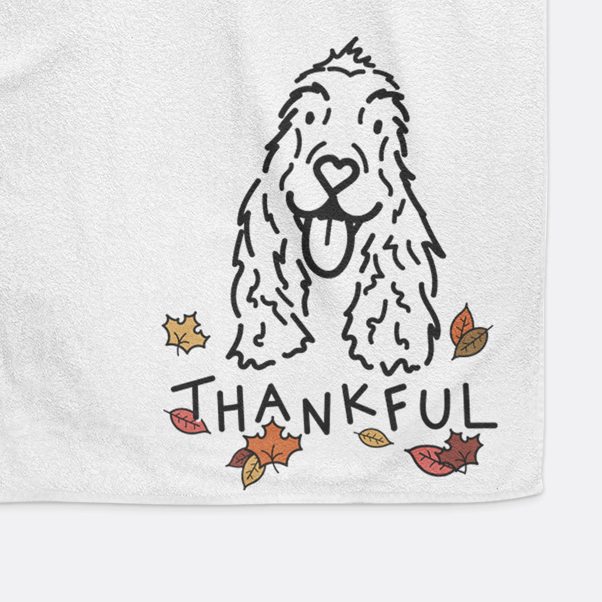 Thankful English Cocker Spaniel - Dolly - Hand Towel