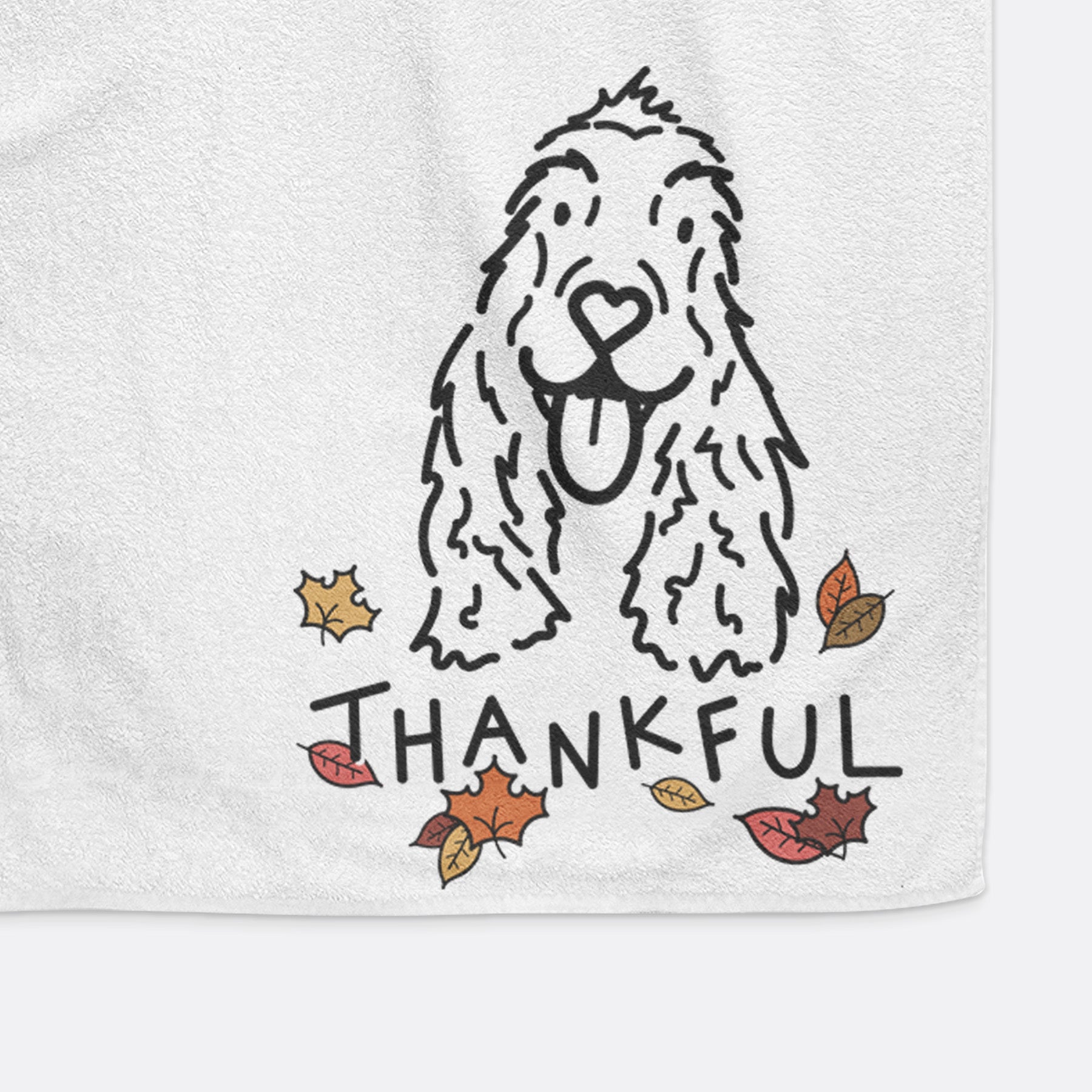 Thankful English Cocker Spaniel - Dolly - Hand Towel