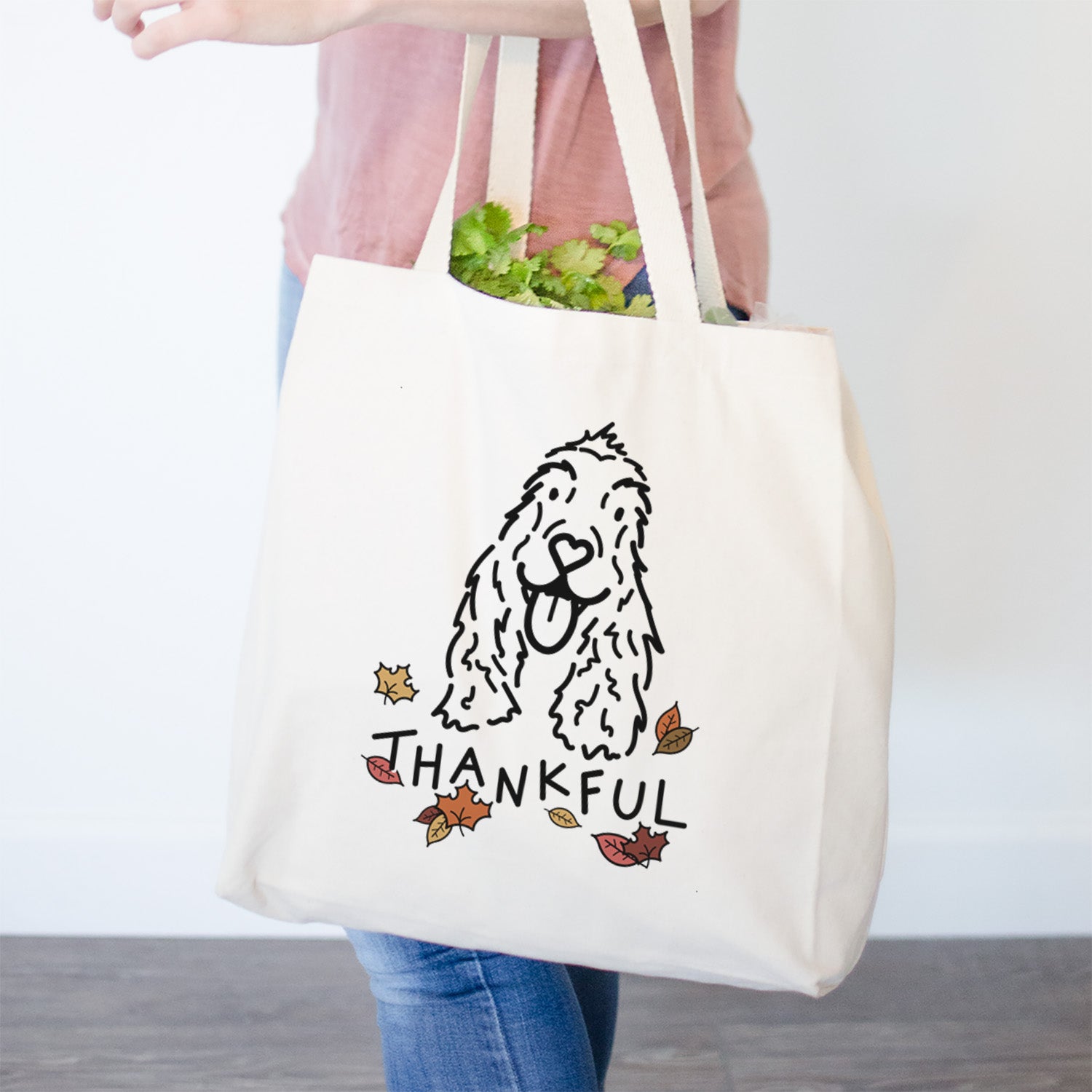 Thankful English Cocker Spaniel - Dolly - Tote Bag