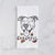 Thankful Pitbull Mix - Dottie - Tea Towel