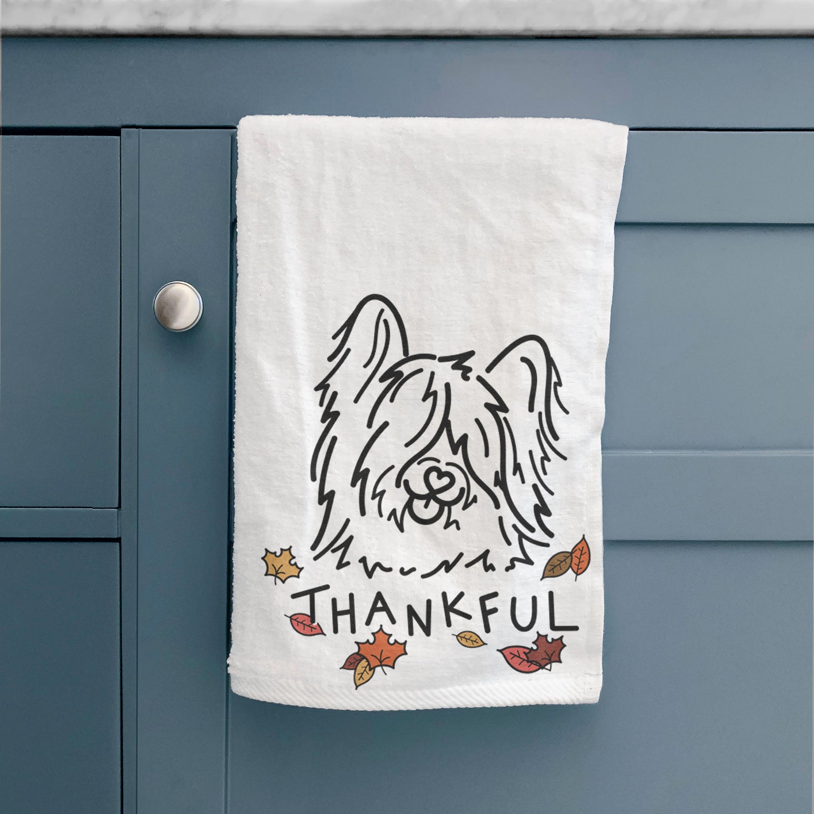 Thankful Skye Terrier - Dougal - Hand Towel