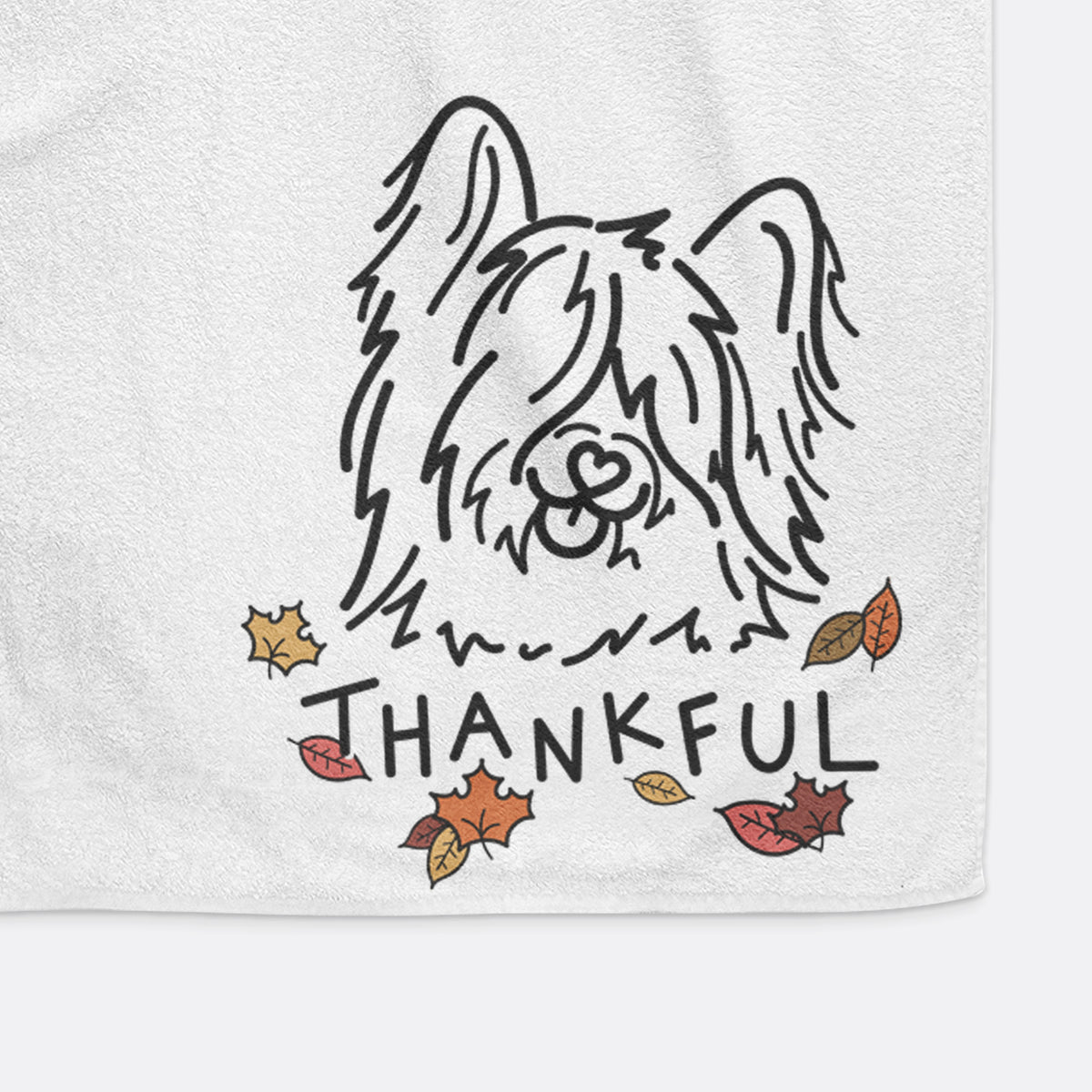 Thankful Skye Terrier - Dougal - Hand Towel