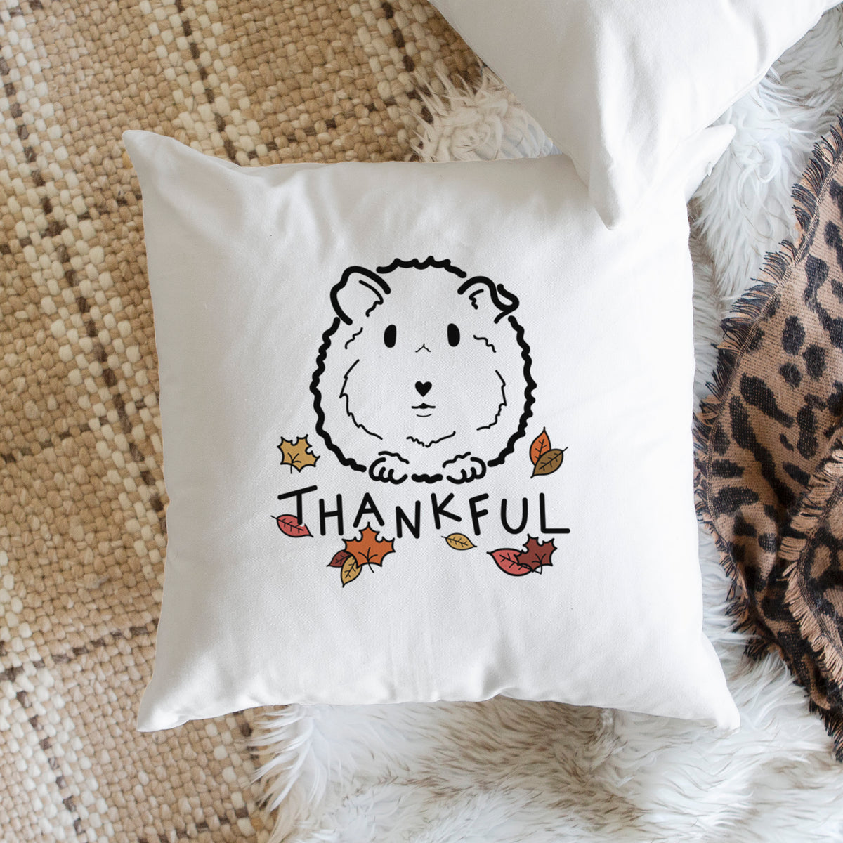 Love Always Guinea Pig - Duke -  Throw Pillow Cover