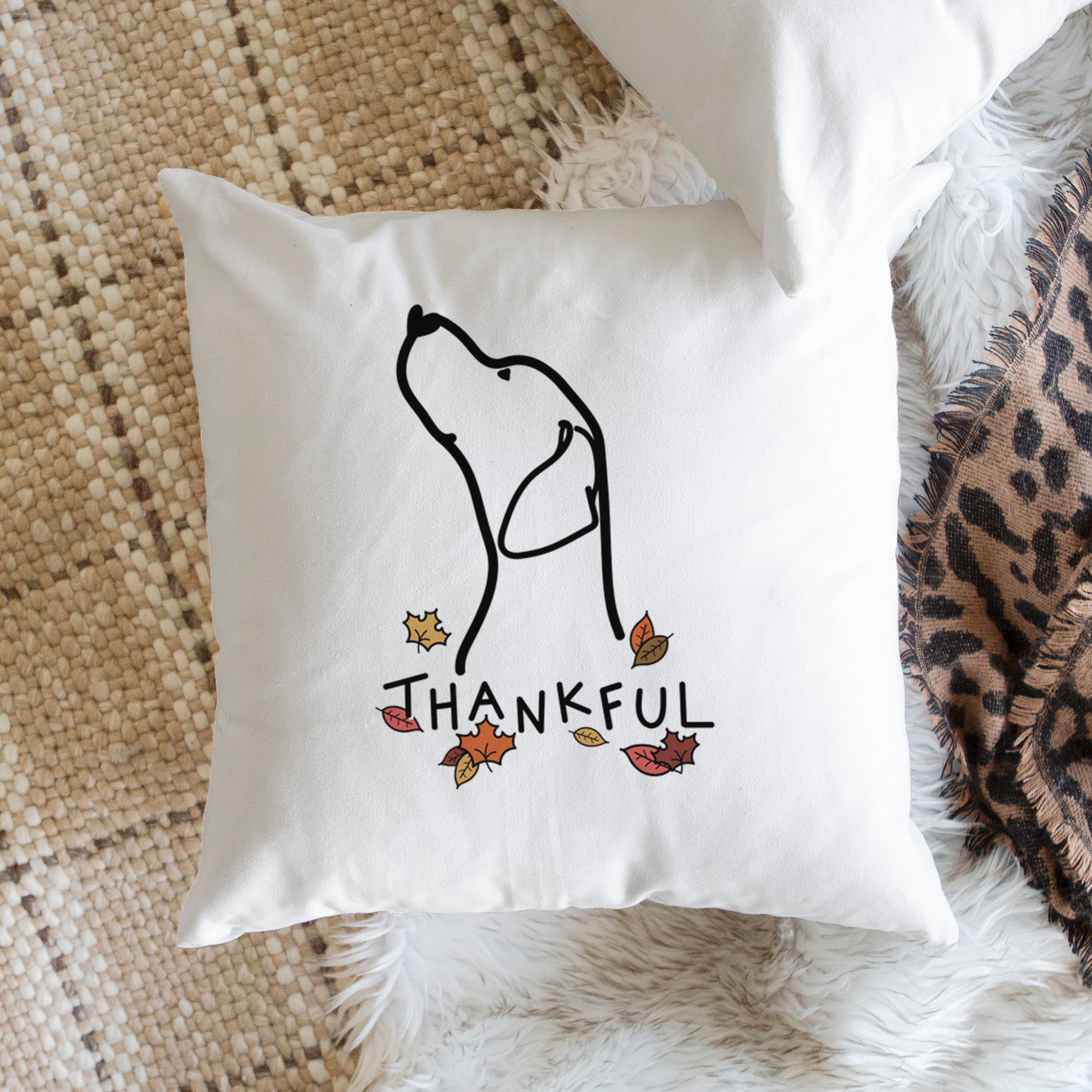 Love Always English Pointer Profile - Throw Pillow Cover